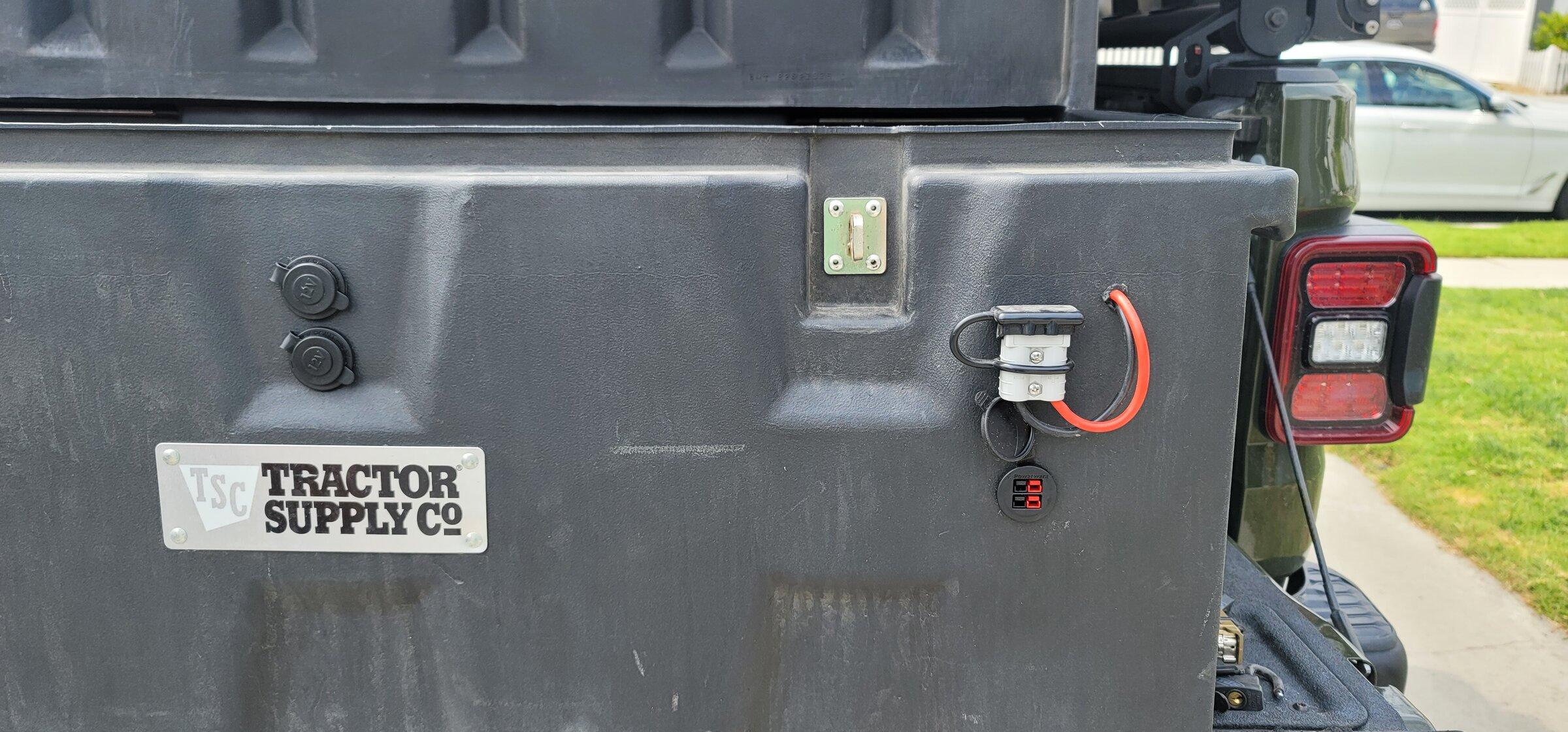 Jeep Gladiator Wiring for new fridge 20220403_133342