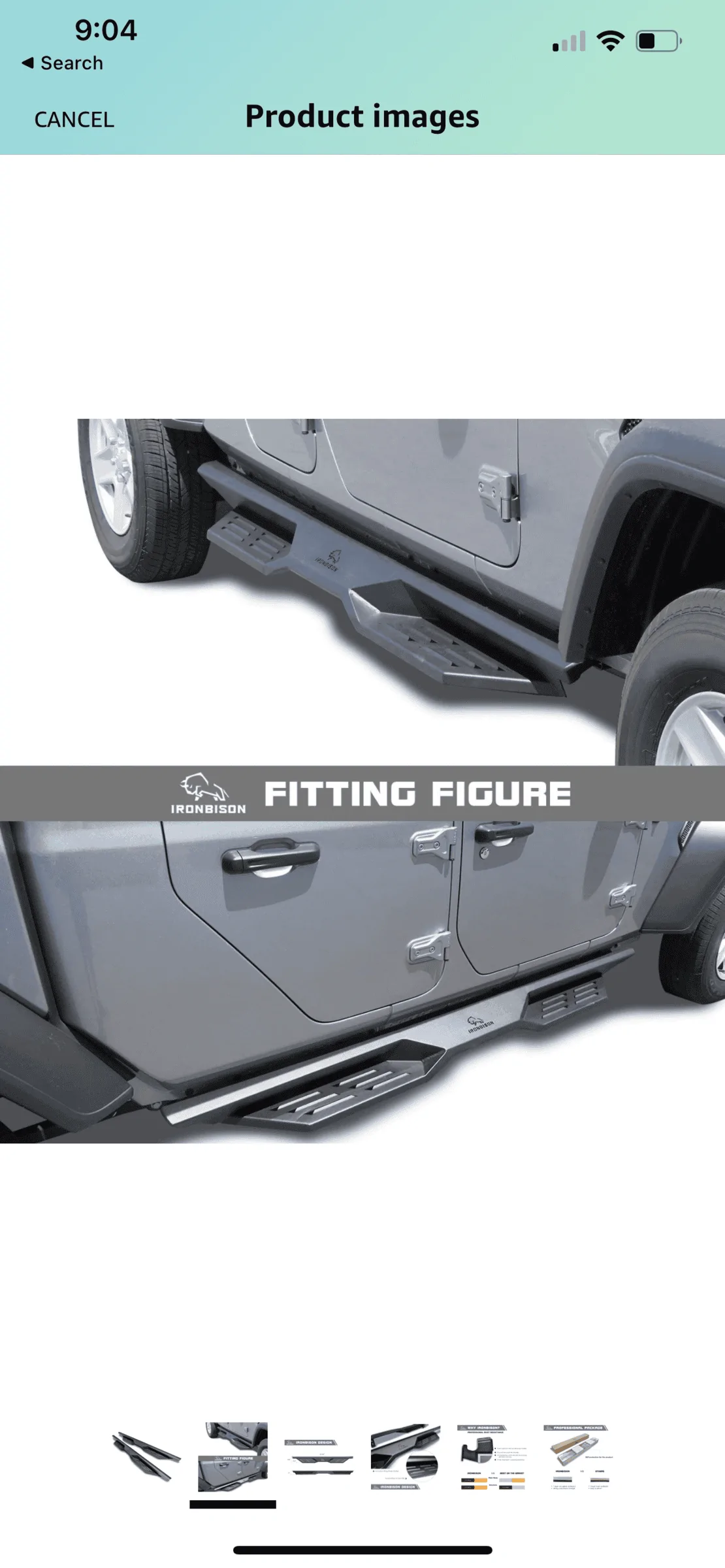 Jeep Gladiator IronBison Defender Steps 499A0784-3C7C-43EB-B54A-690506386678
