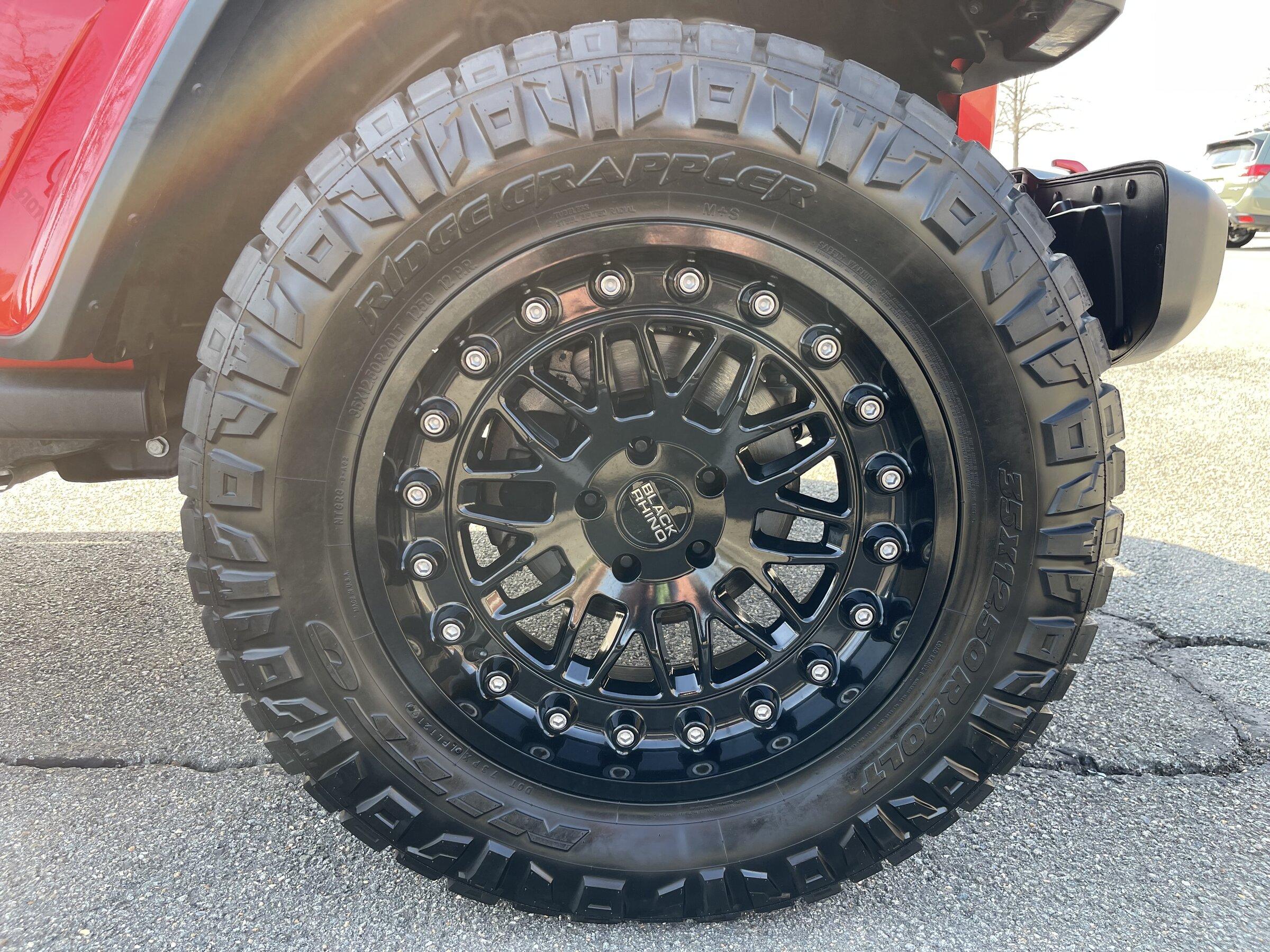 Jeep Gladiator (4) Black Rhino Fury 20x11.5 with Nitto 35x12.5 Ridge Grapplers - $2500 IMG_3564
