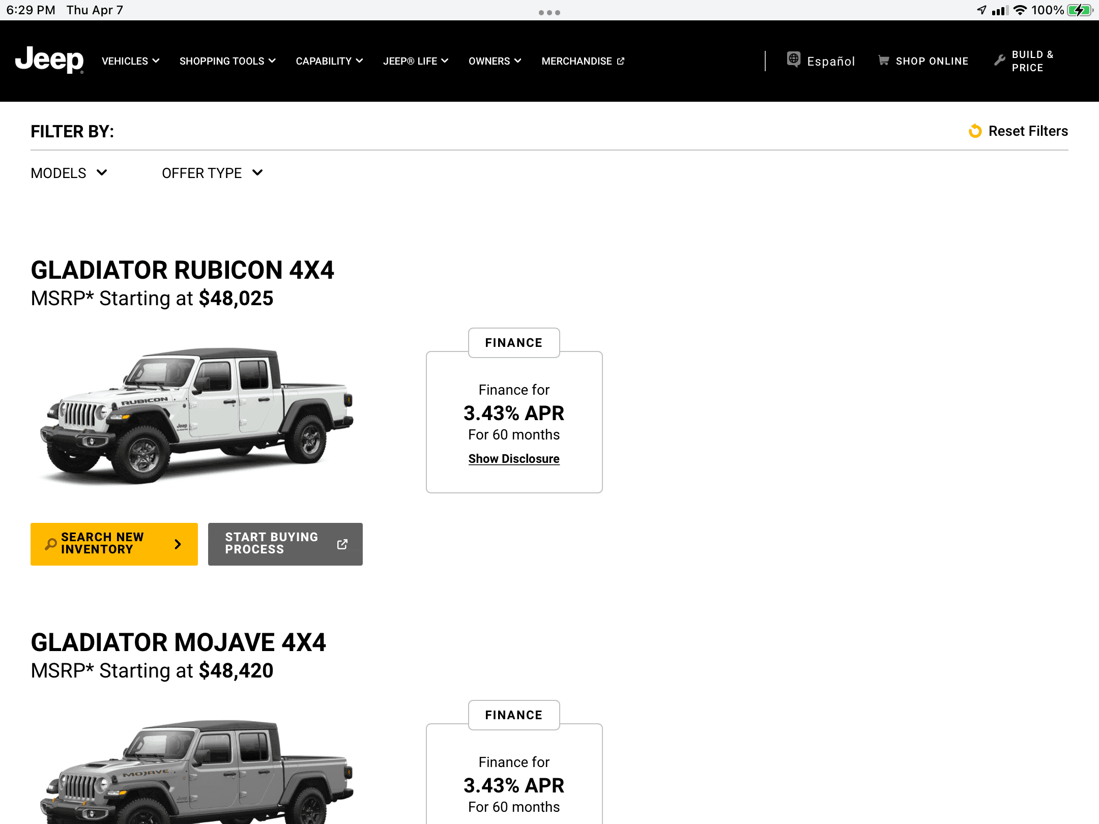 Jeep Gladiator Gobi Gladiators Waiting Room FE5EDB63-8E39-4225-BAD5-FED56CEEA5B4