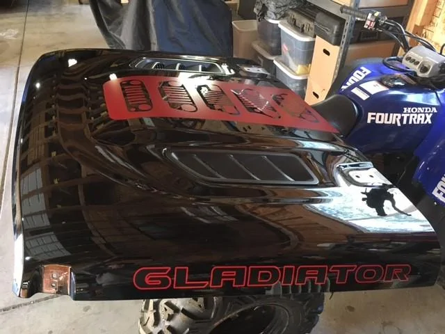 Jeep Gladiator Black Rubicon Hood and Grille Hood