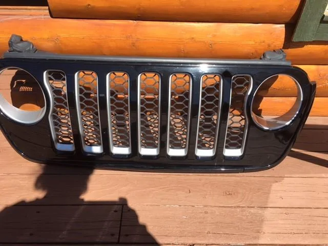 Jeep Gladiator Black Rubicon Hood and Grille grill