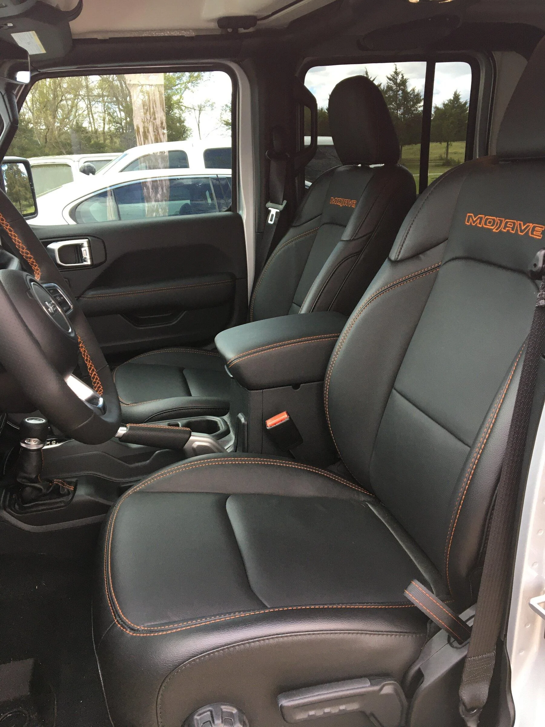 Jeep Gladiator WTT Mojave Leather for cloth and a little cash. jeep seats