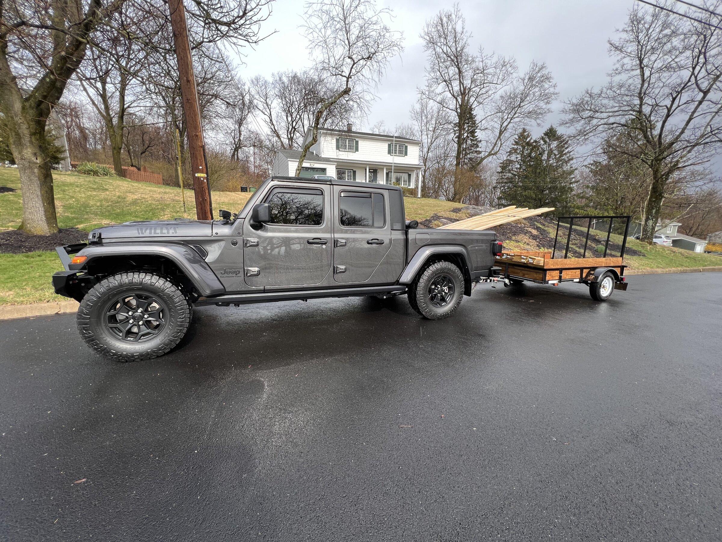 Jeep Gladiator What did you do WITH your Gladiator today? Jeep Lumber
