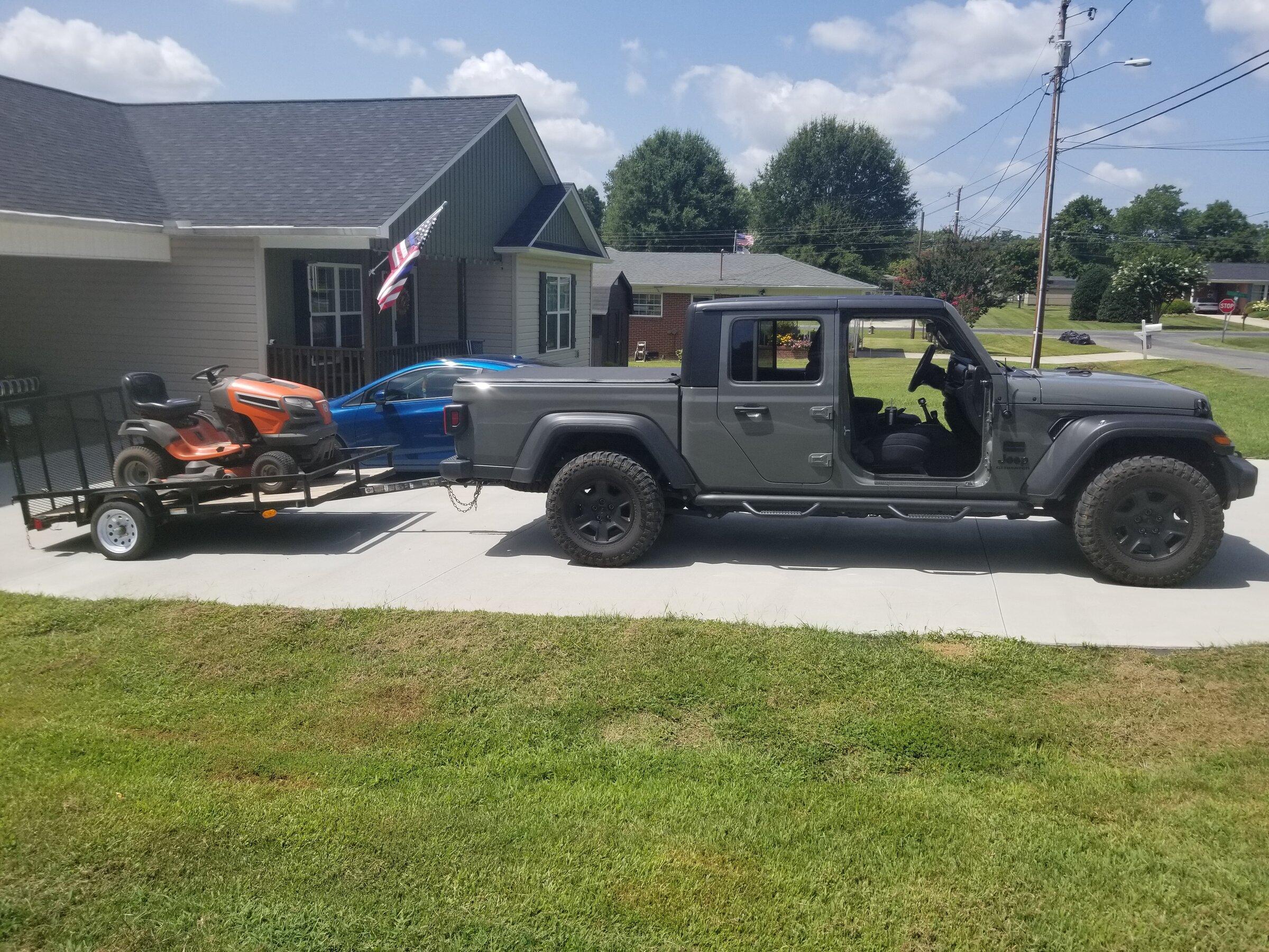 Jeep Gladiator N-fab steps 20210828_135406