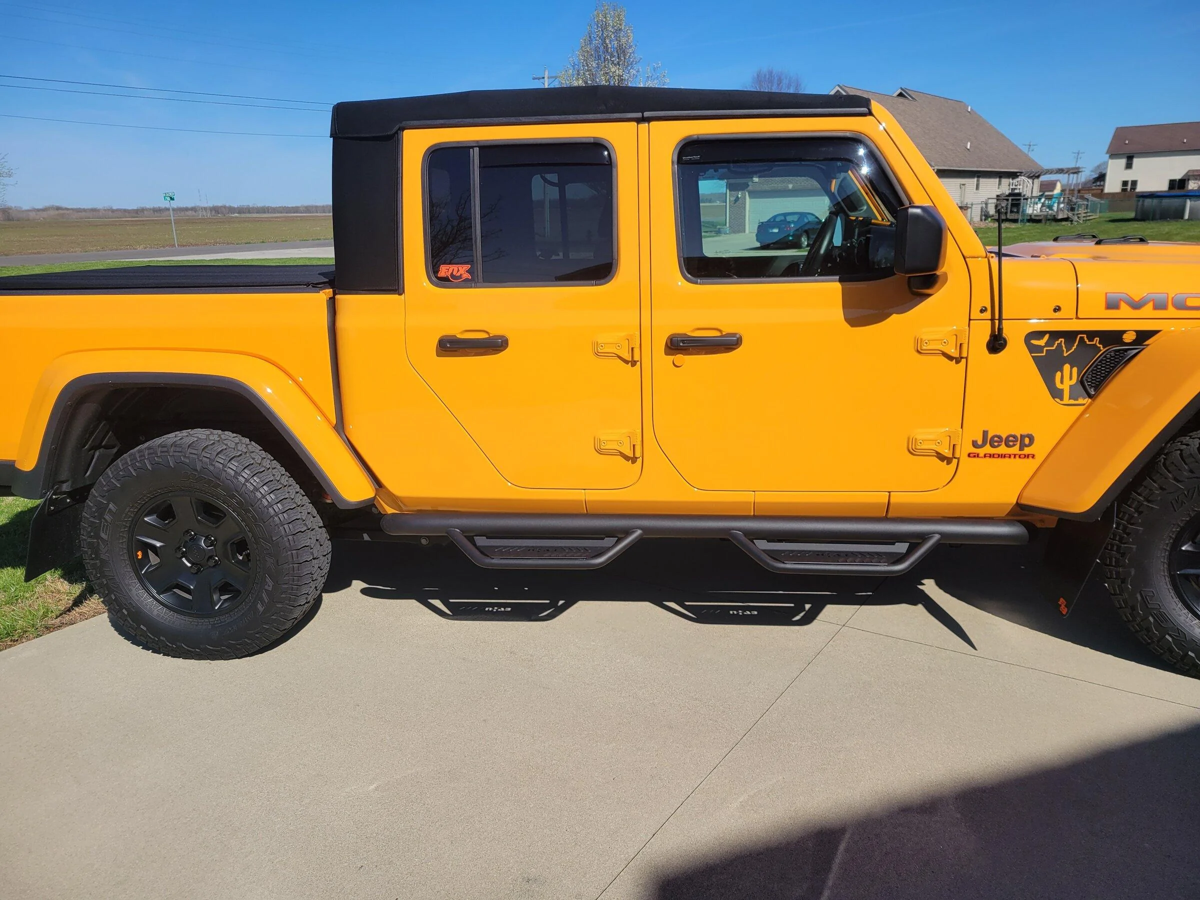 Jeep Gladiator N-fab steps 20220410_104827