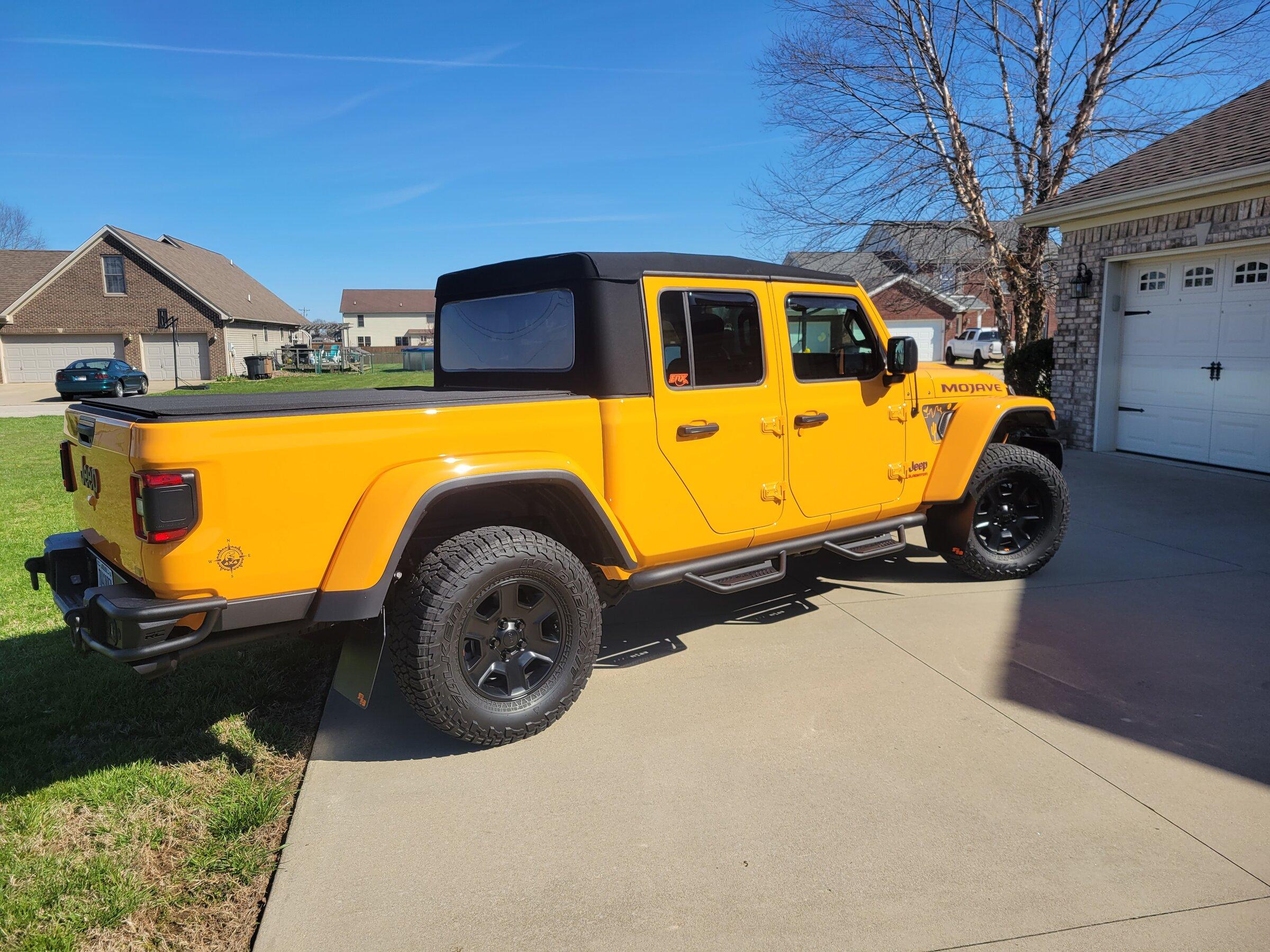 Jeep Gladiator N-fab steps 20220410_104839