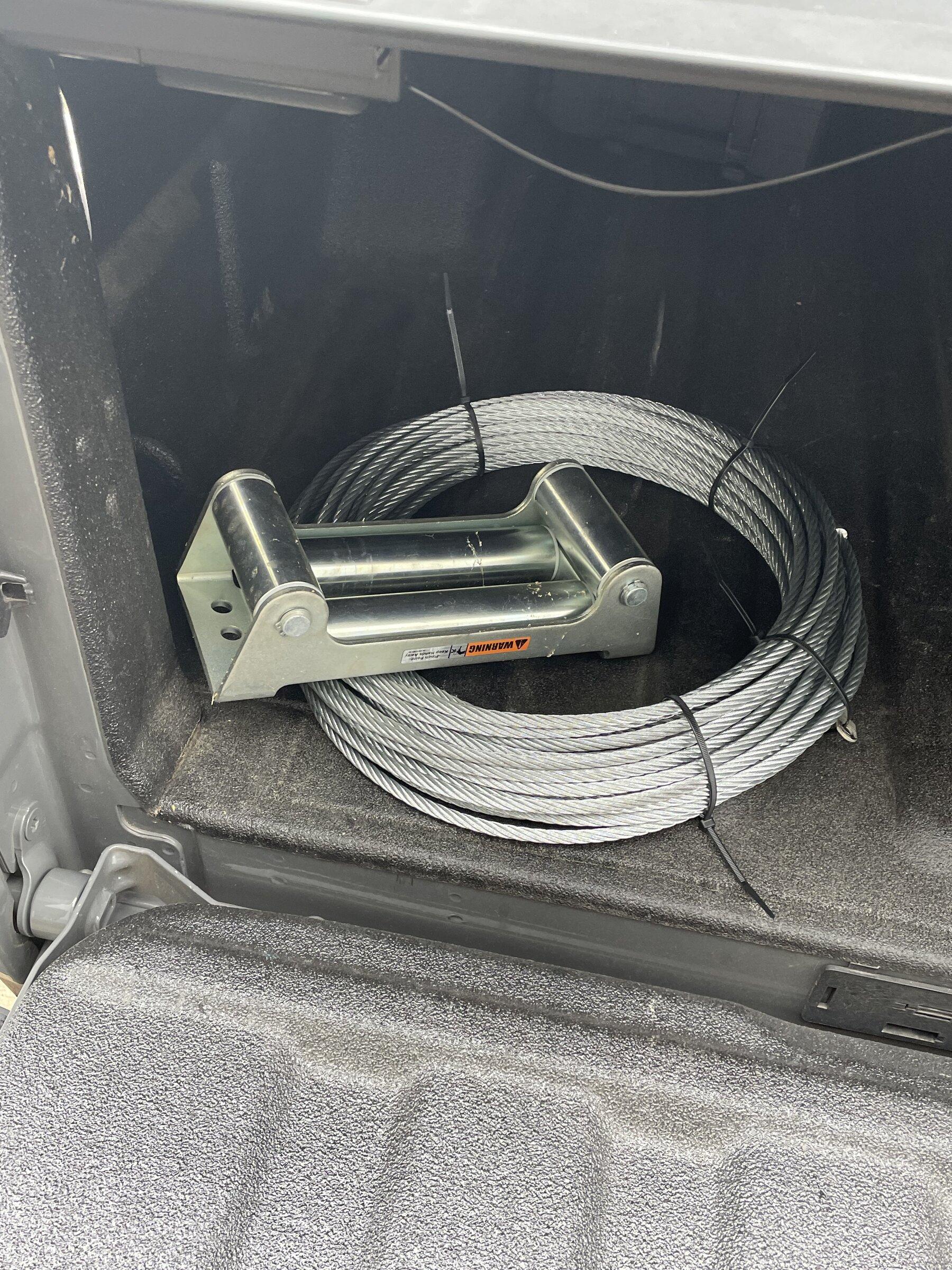 Jeep Gladiator Free Winch Cable and Fairlead 5E198E70-39E2-43E8-8B05-3D7260477791