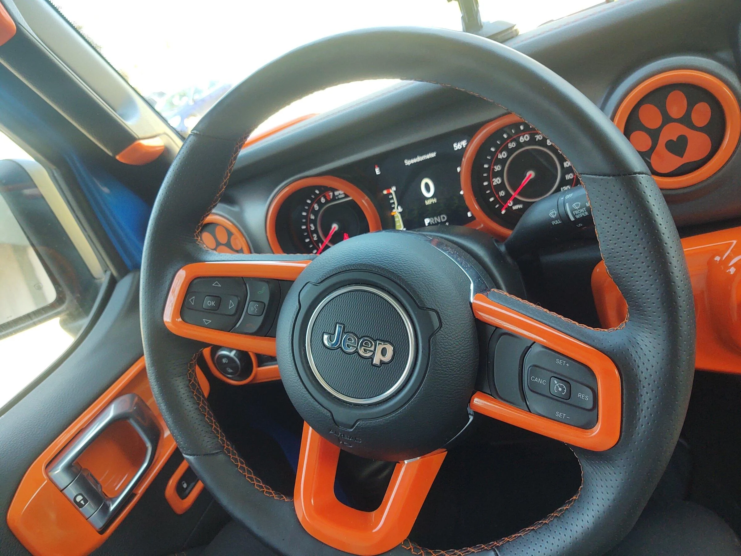 Jeep Gladiator Mojave orange mods IMG_20220410_163314425