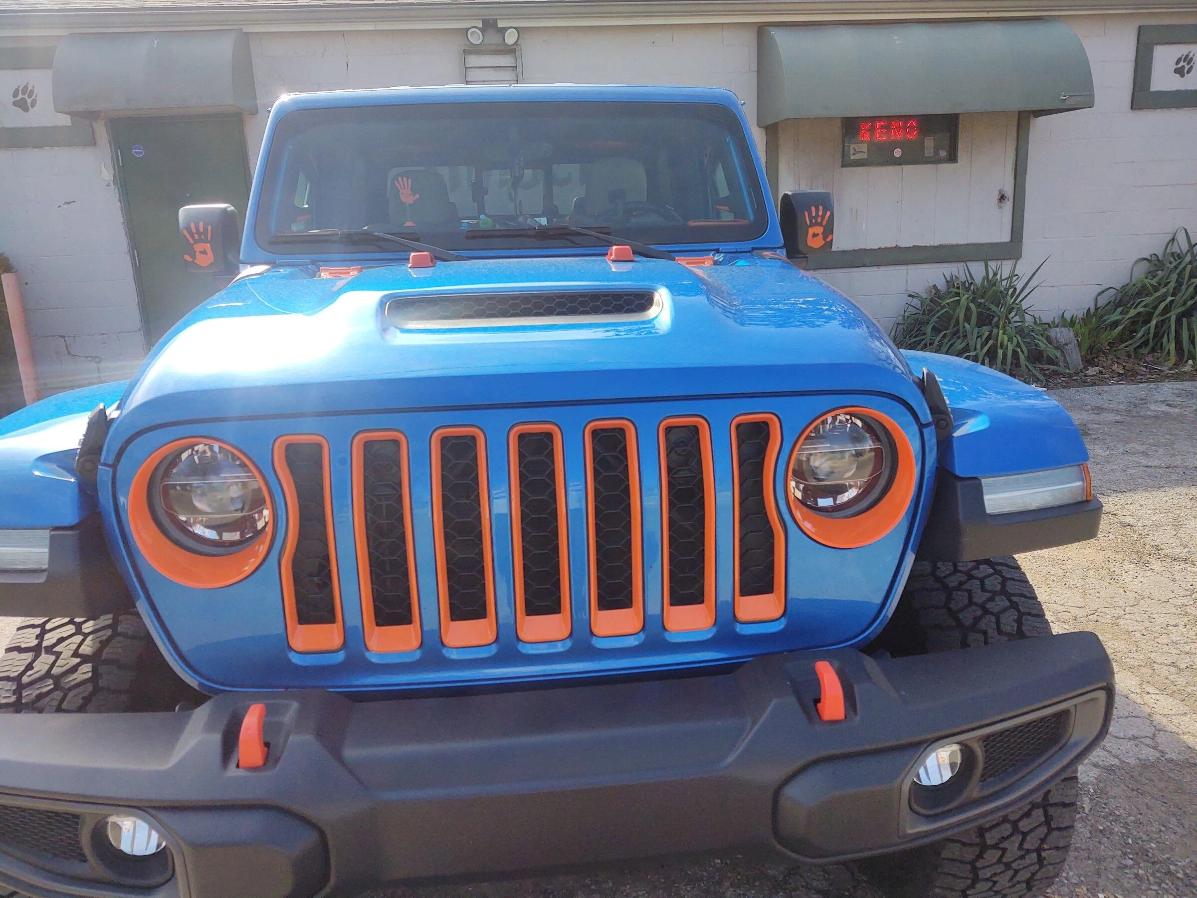 Jeep Gladiator Mojave orange mods IMG_20220410_163434839