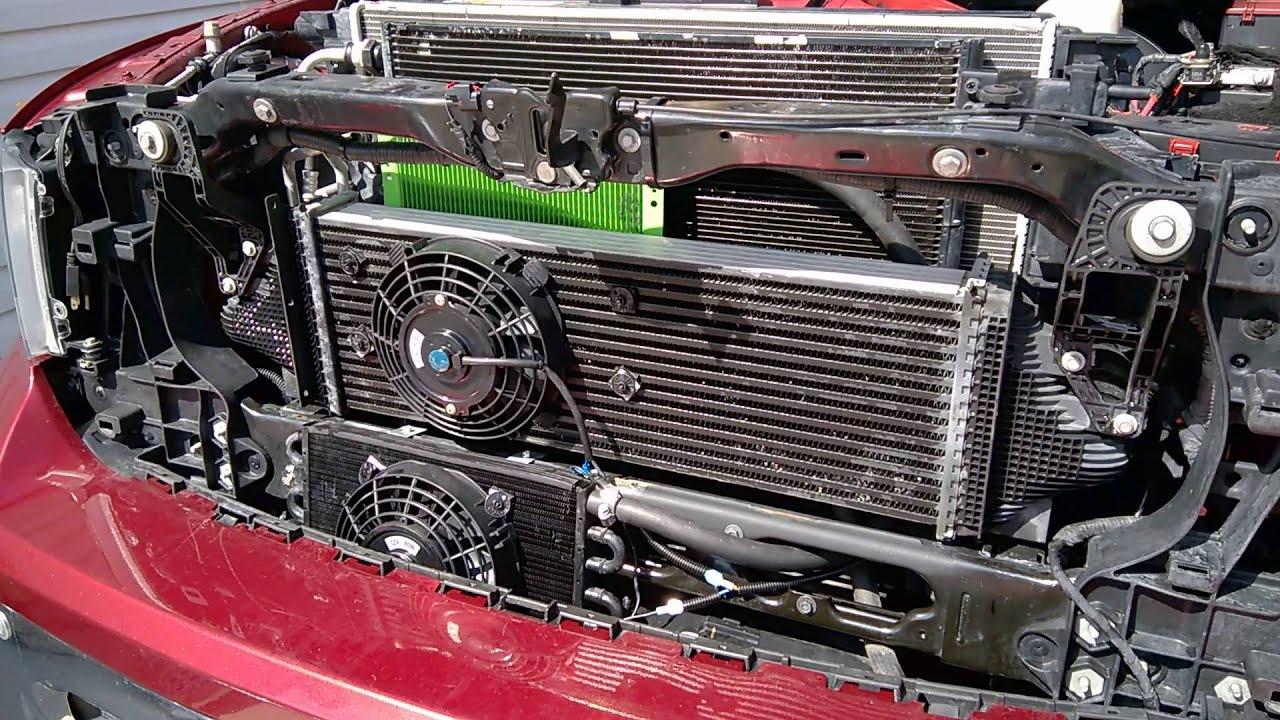 Jeep Gladiator Bypass filter and cooler install. ecodiesel cooler