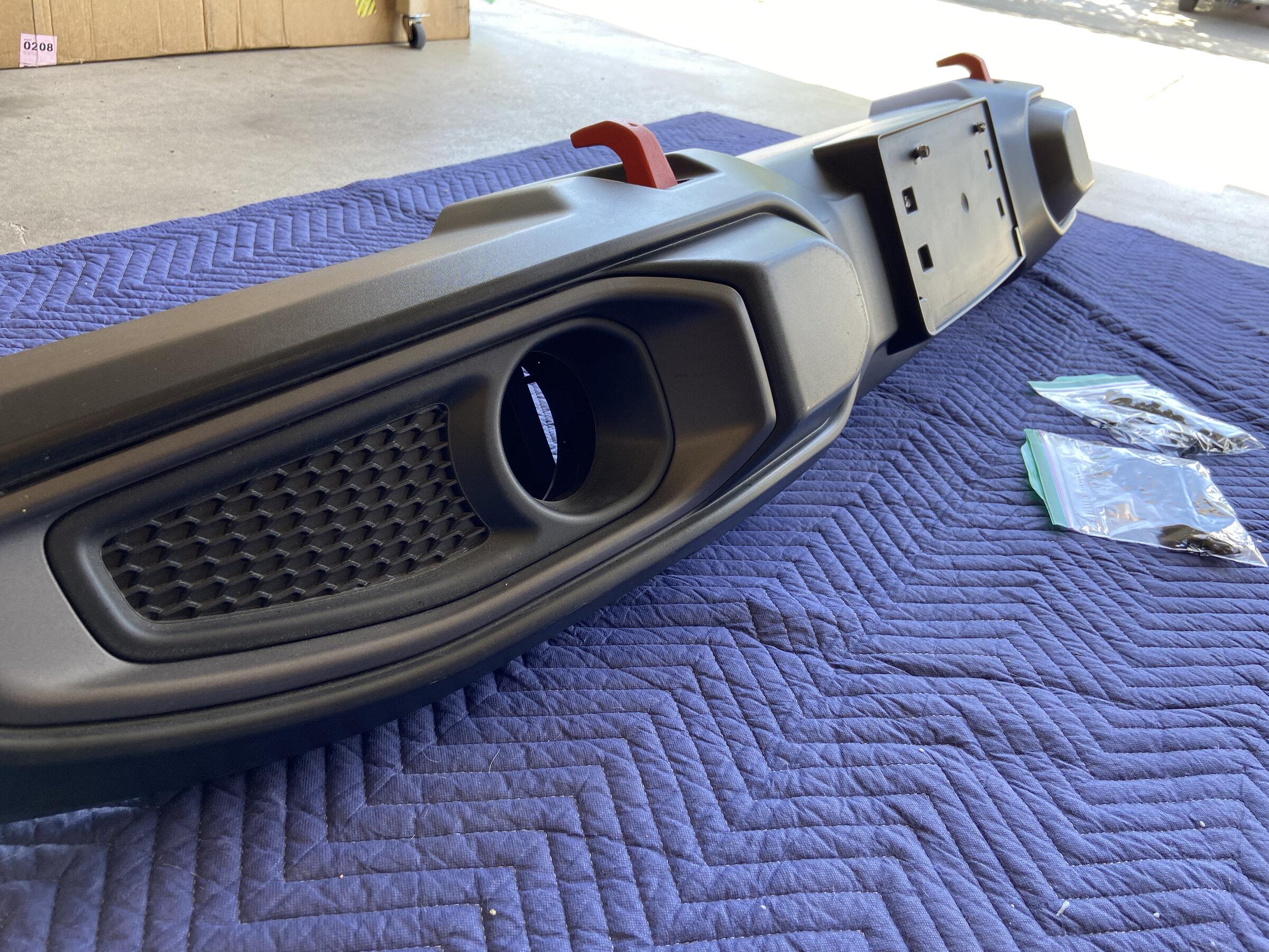 Jeep Gladiator 2021 Mojave Front Plastic Factory Bumper w Fog Lights - REDUCED $80 Bumper1