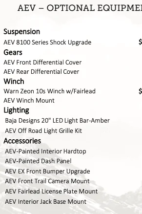 Jeep Gladiator AEV 370 JTRD Screen Shot 2022-04-13 at 5.43.29 PM