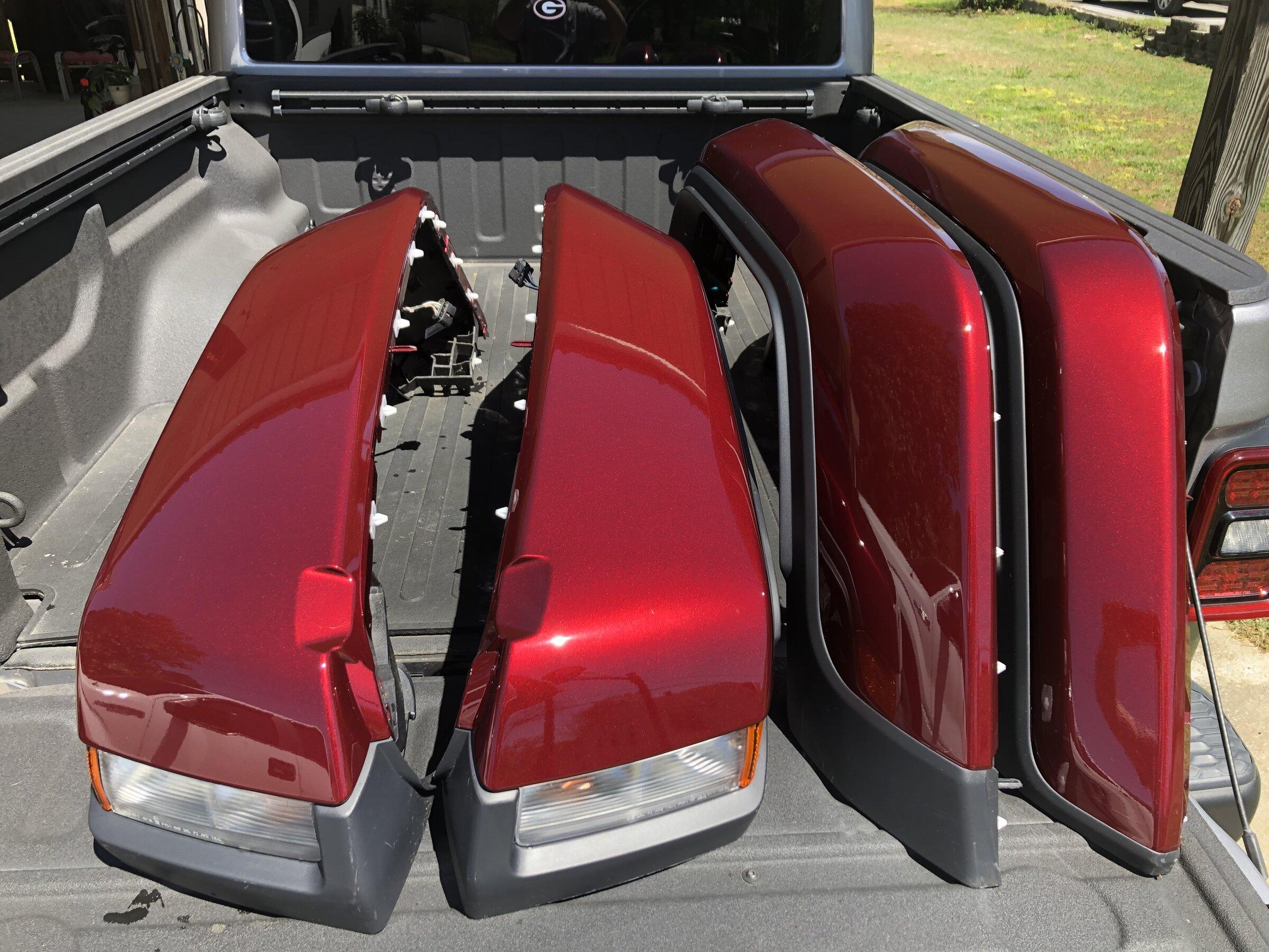 Jeep Gladiator Snazzberry Max Tow fenders for sale 300 dollars 83BBF00A-433E-4C66-80CB-2ECC186FCFB9