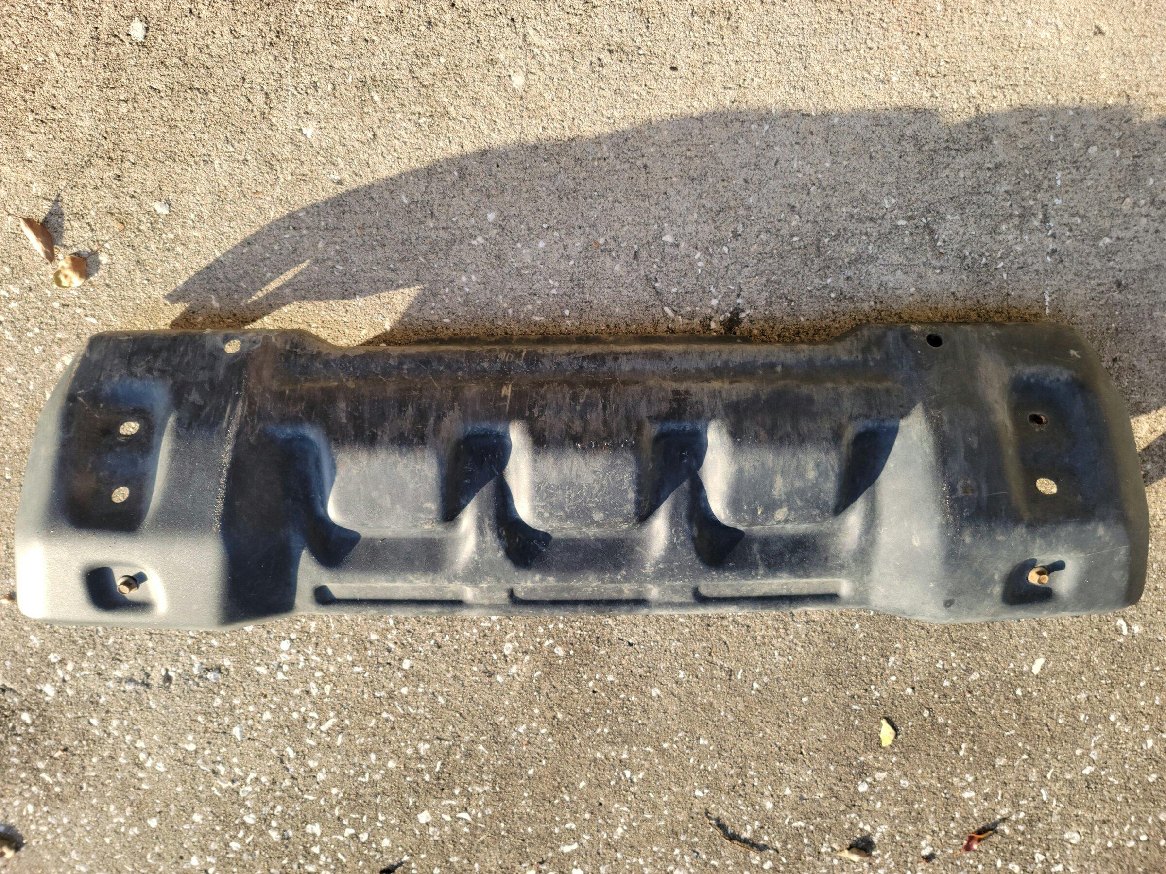 Jeep Gladiator Steel Skid Plate for OEM Plastic Bumper $50 20220403_185532