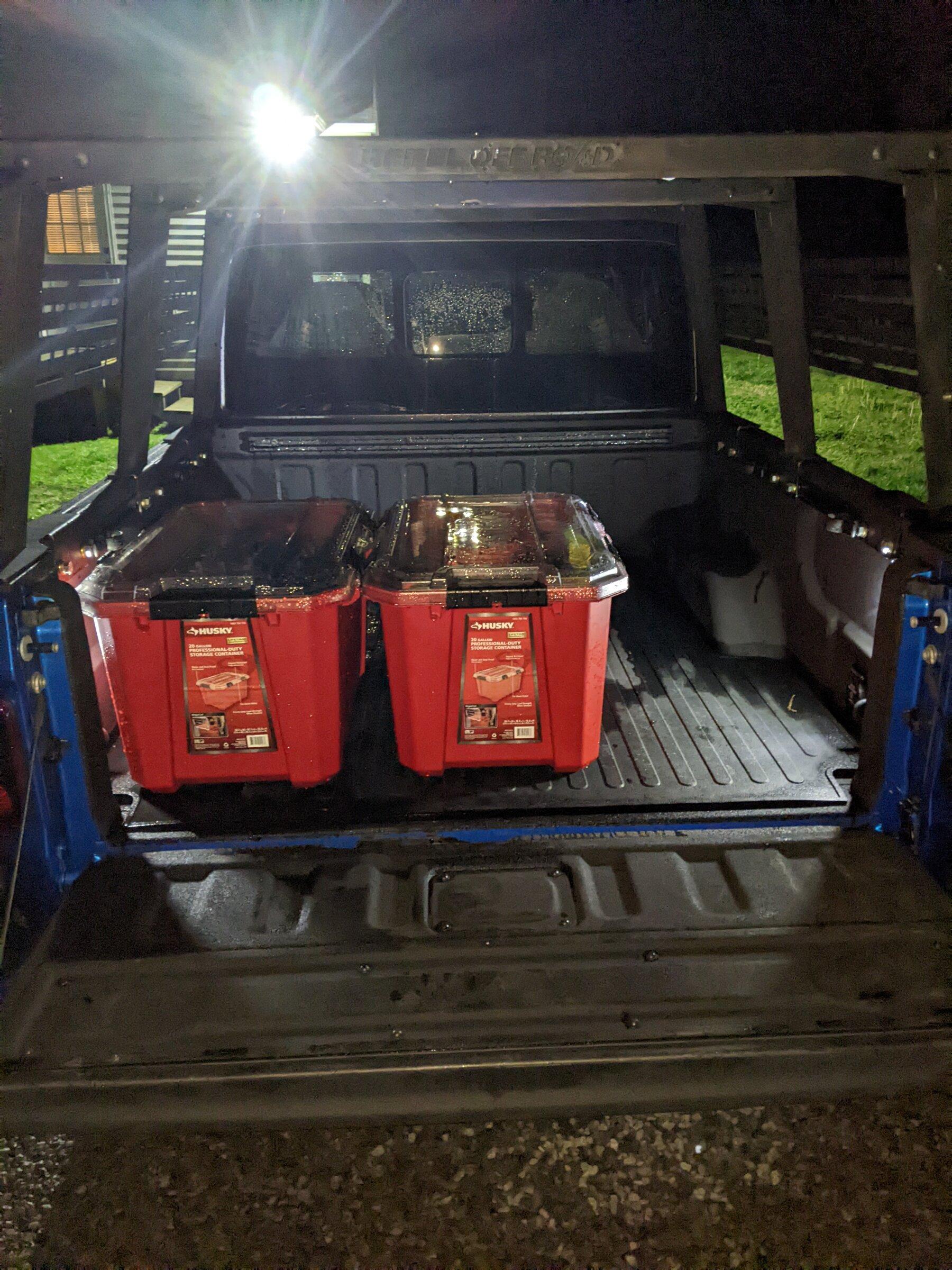 Jeep Gladiator Bed Storage (not drawers) Options PXL_20220416_092650968