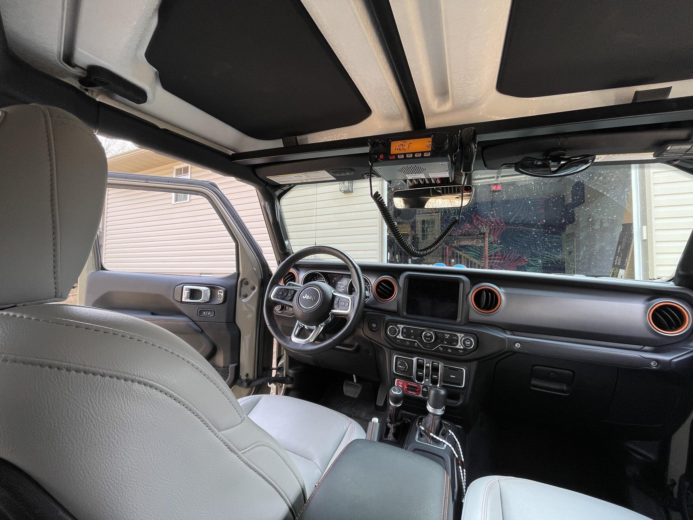 Jeep Gladiator Ham radio install 51FE98D2-B50A-448A-A6DA-60D9D72D4A97