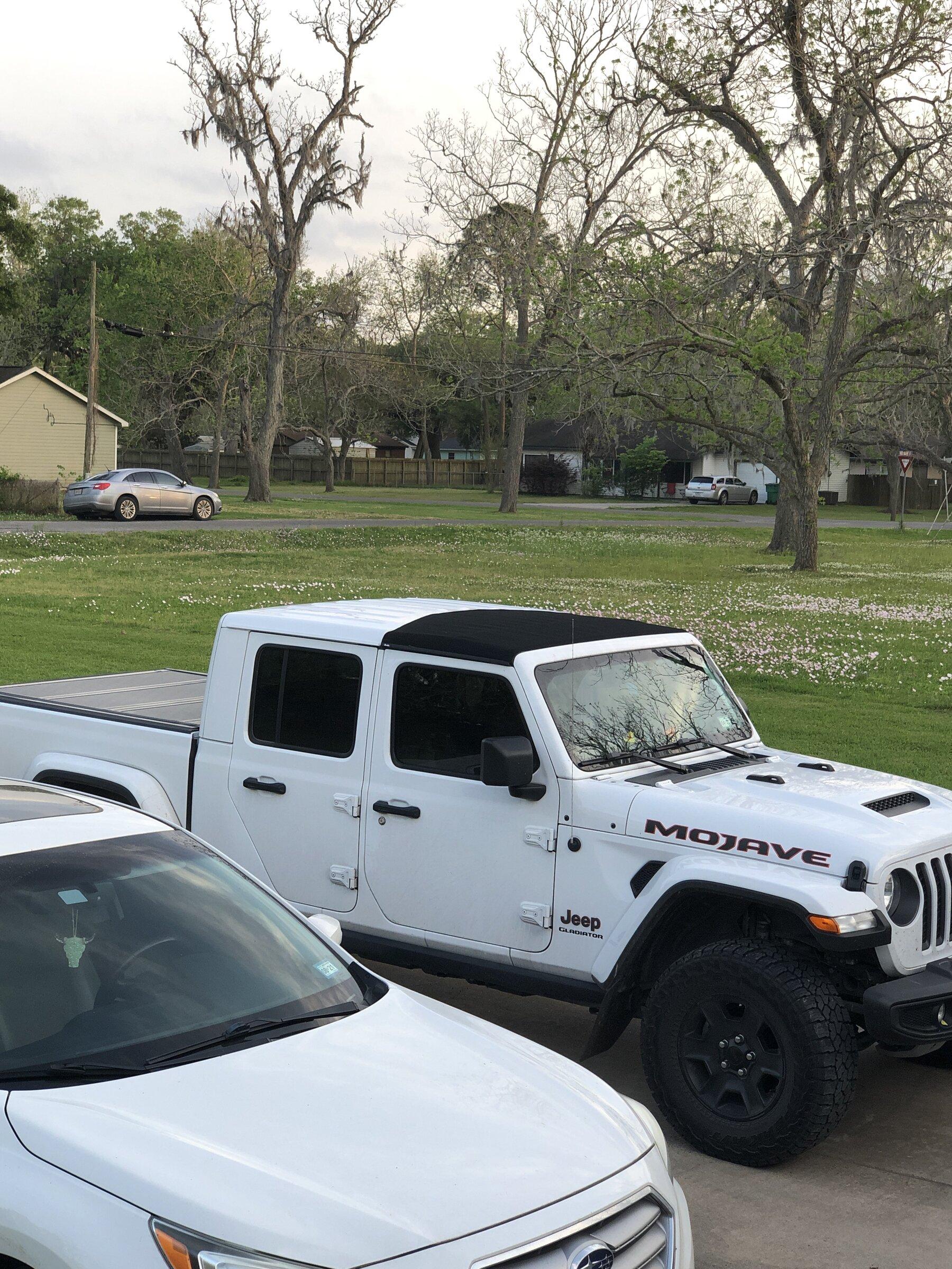 Jeep Gladiator For Sale. Sunrider soft top. $275  Cypress, Texas. Pickup only. image