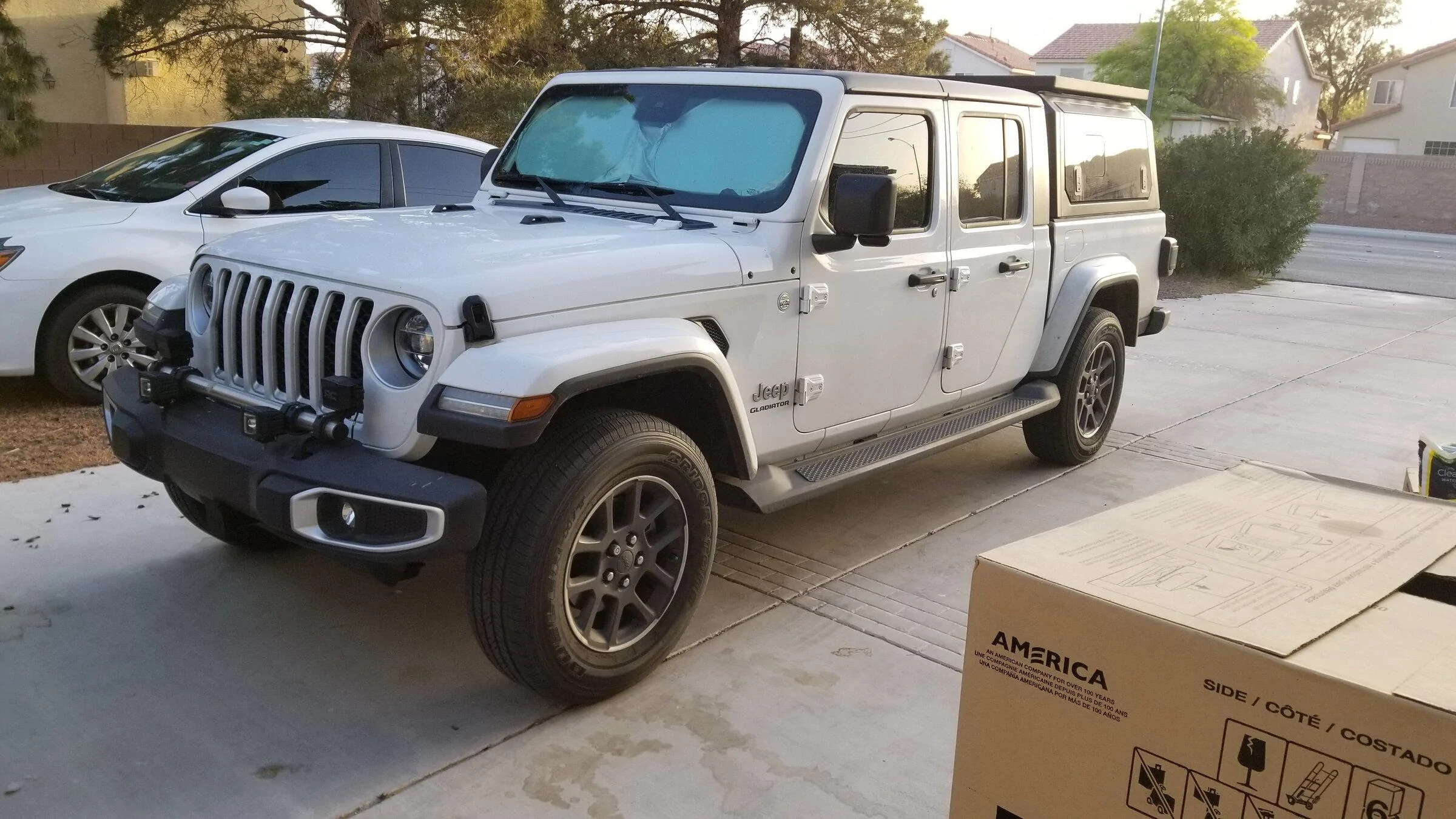 Jeep Gladiator Looking for bone-stock Overland measurements 20220416_184314