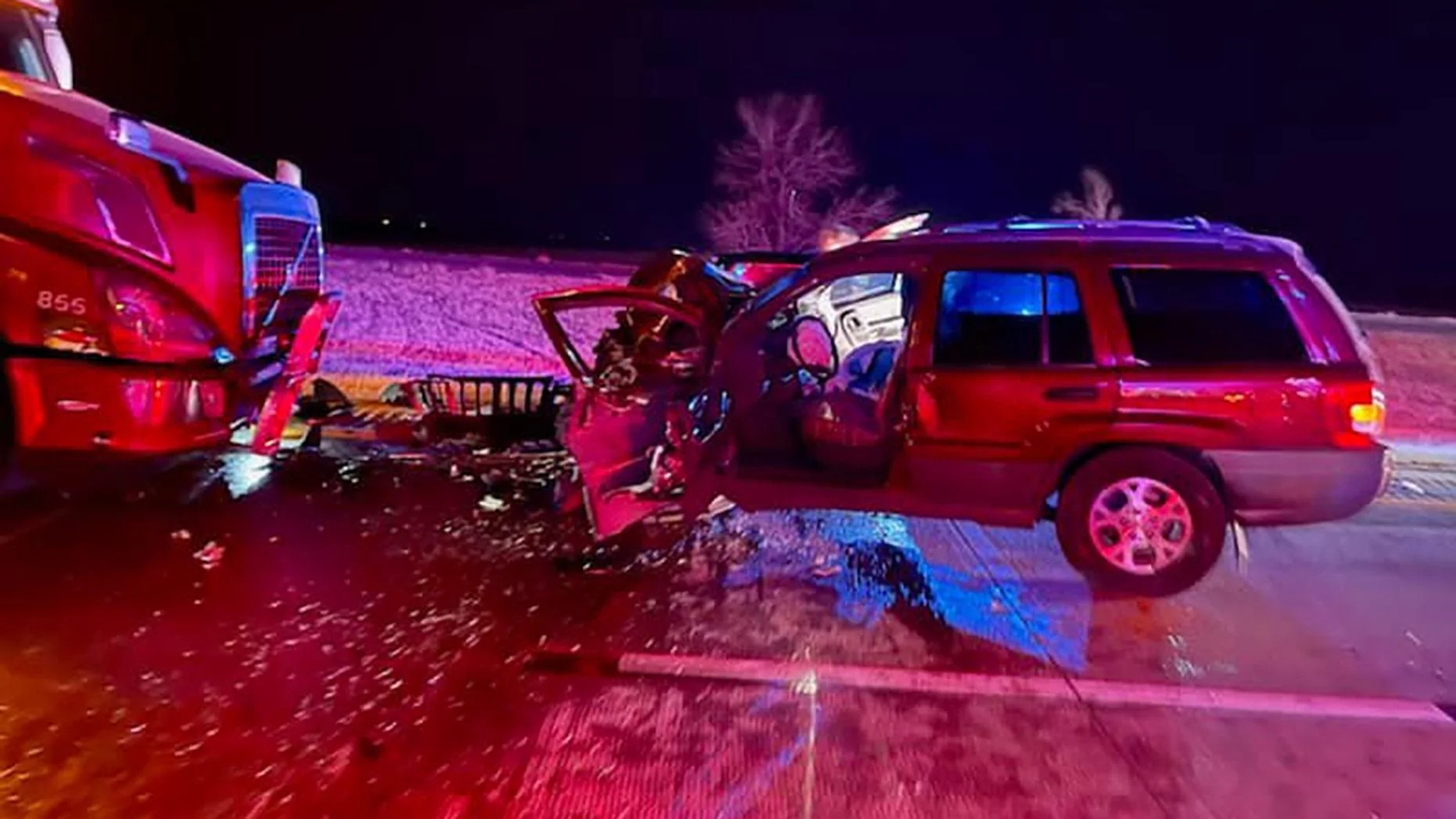 Jeep Gladiator If you are going to be totally stupid, do it in a Jeep Adams-County-Sheriffs-Office-collision-3