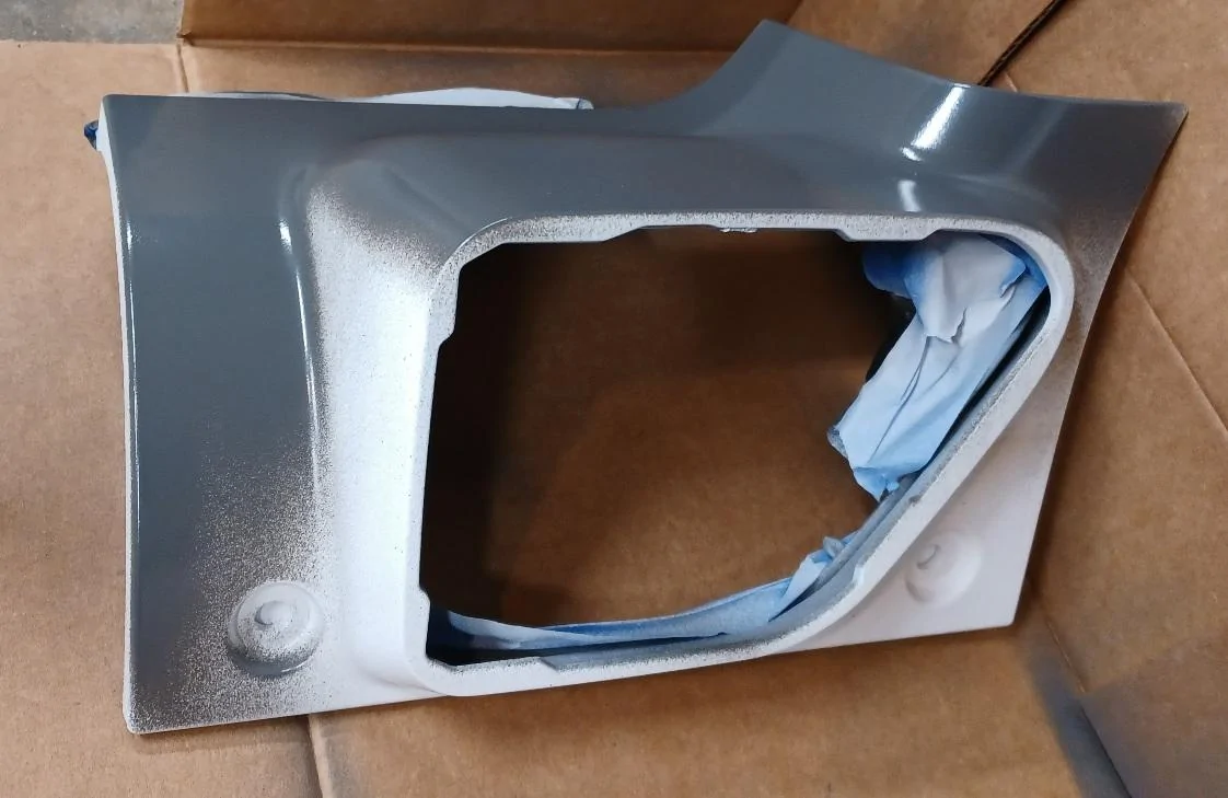 Jeep Gladiator Wrangler 4XE charge port cowl repurposed for ARB on-board air connection 20220418_070235
