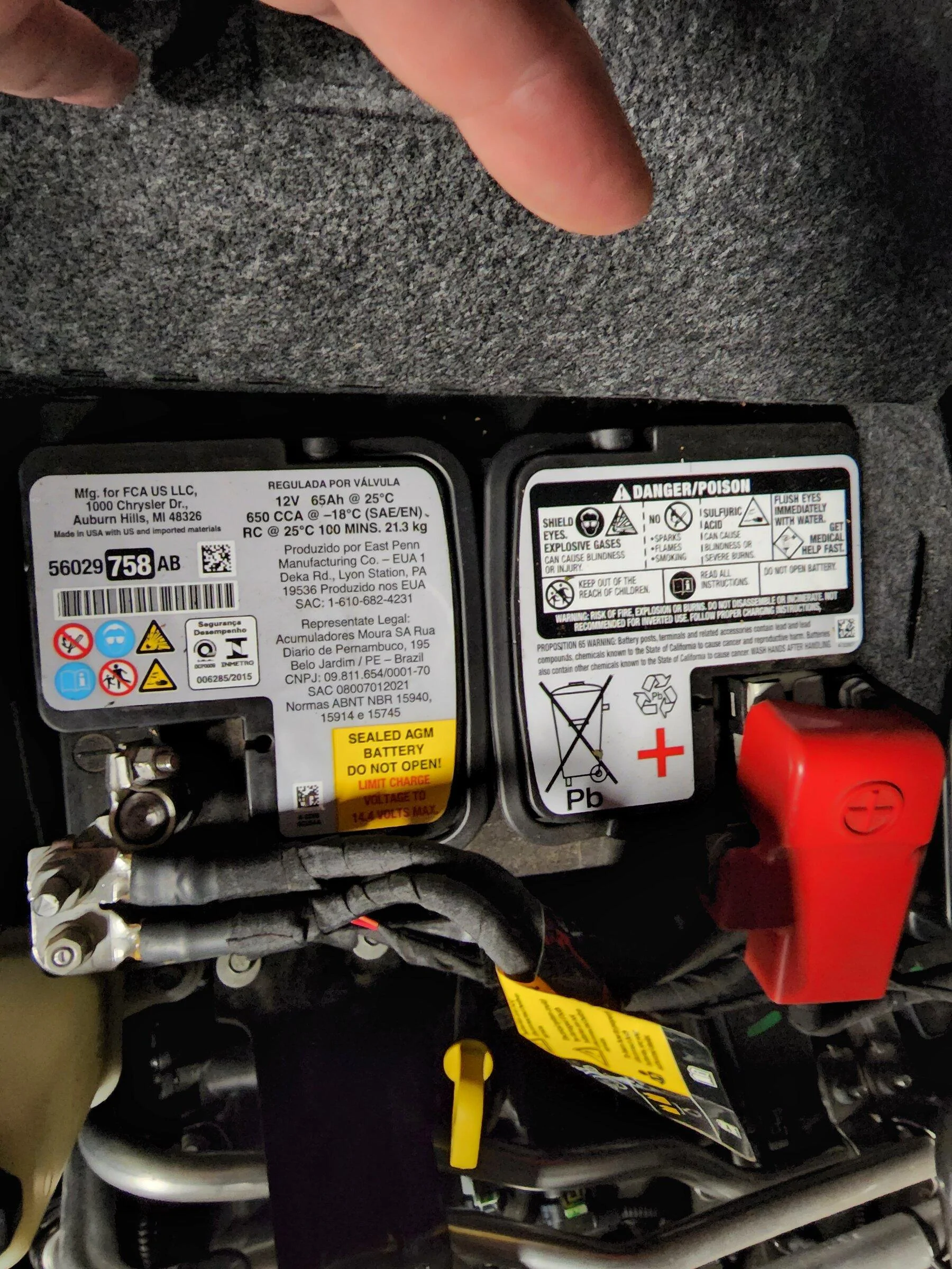 Jeep Gladiator Your battery voltage - truck off and at rest 20220416_125749