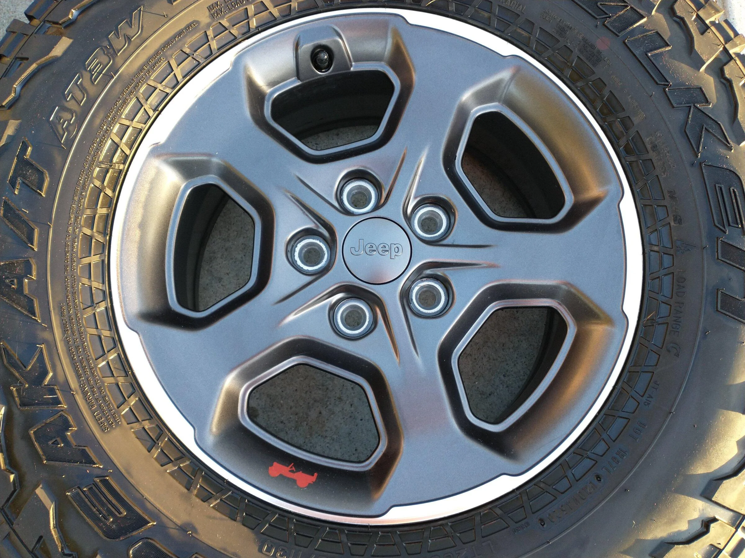 Jeep Gladiator JT Rubicon wheels and tires IMG_20220417_184837294