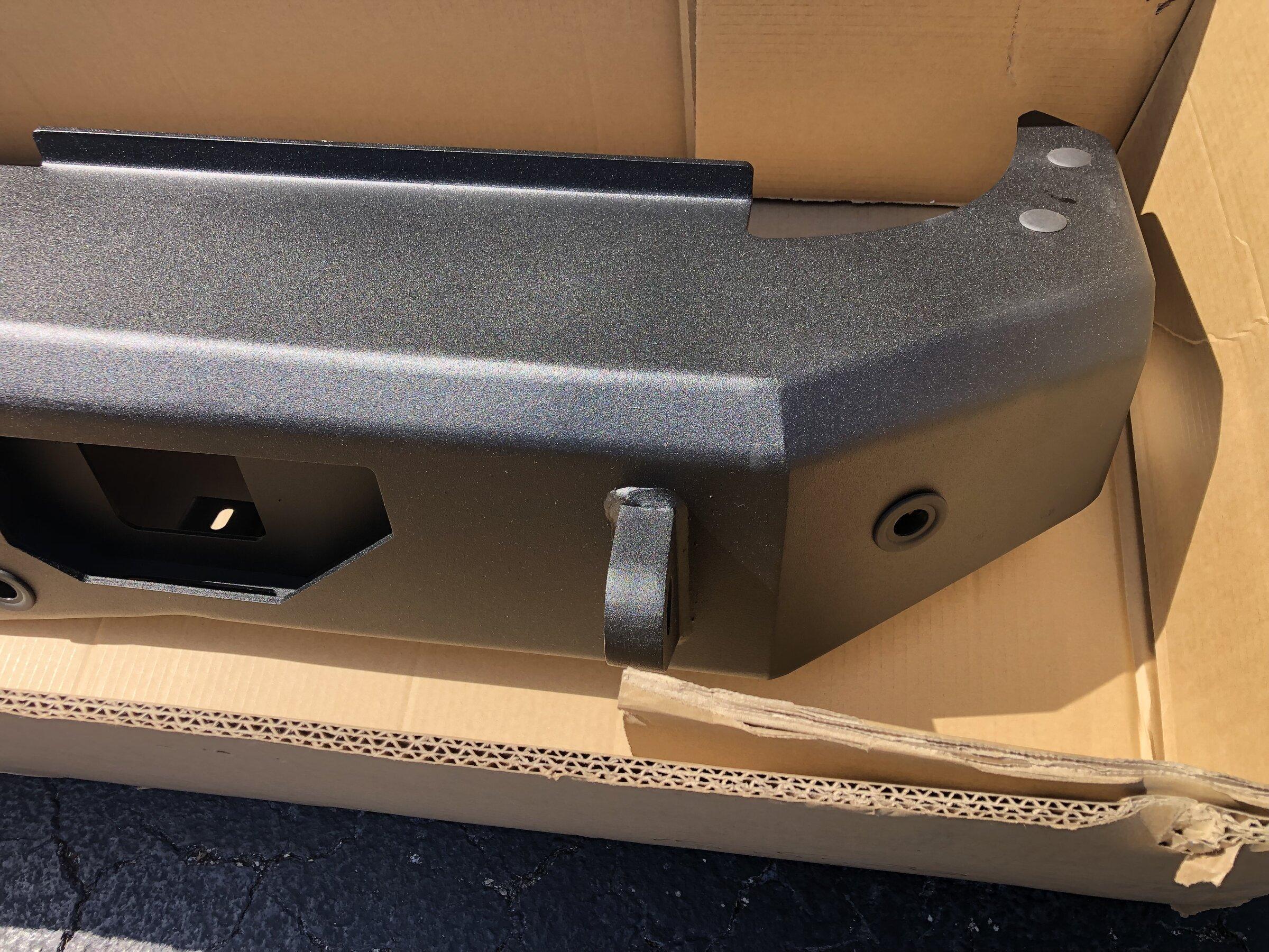 Jeep Gladiator Body Armor rear bumper 89DA06C2-66FC-48D6-A291-FEC7CF19C5AB