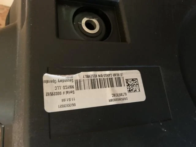 Jeep Gladiator Mopar Rear-Seat Lockable Storage Container - $150 locking_storage_pn