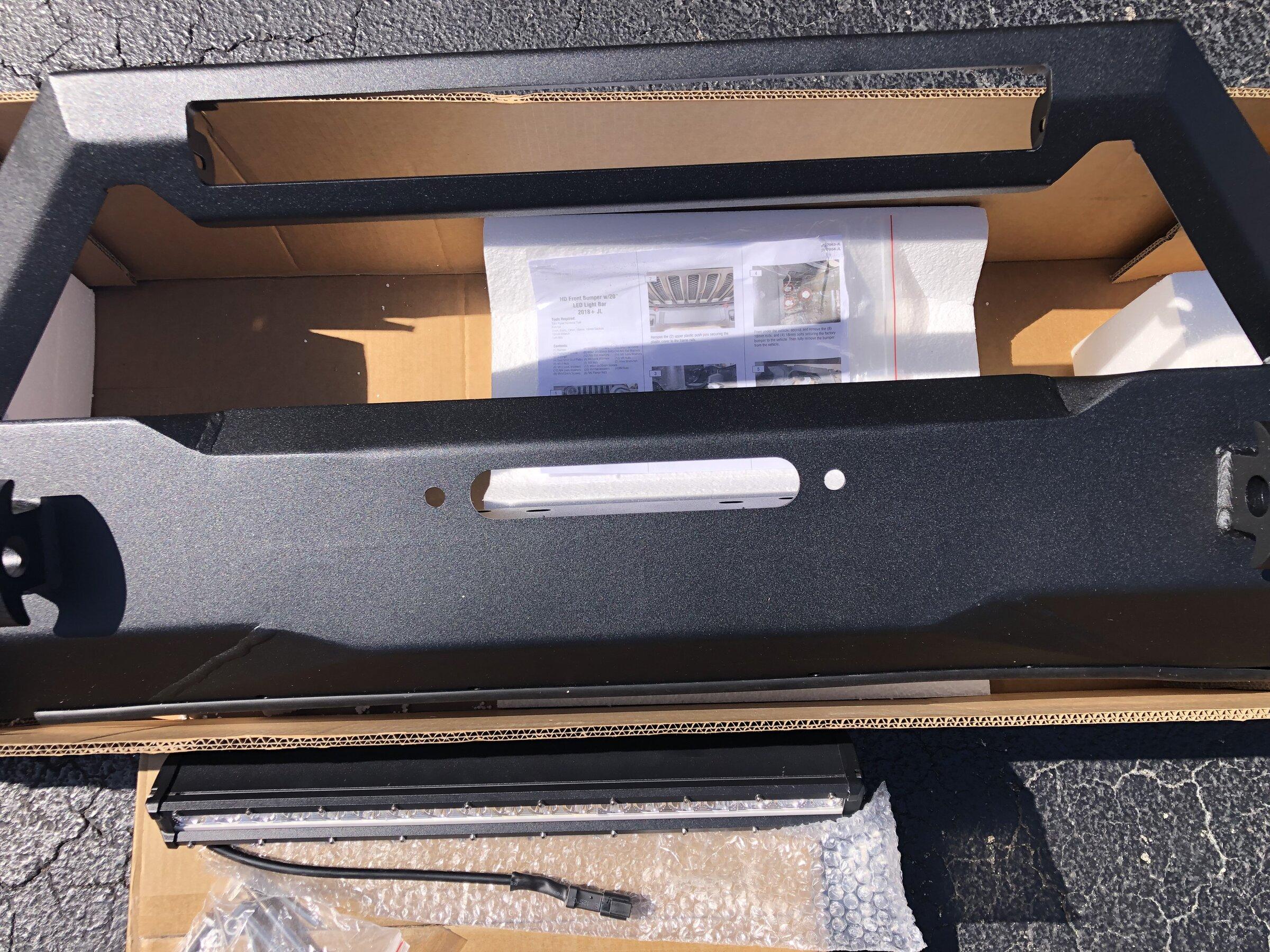 Jeep Gladiator Barricade HD front bumper with Light bar 898BB996-3A2C-4267-85FF-0D7DE16349AB