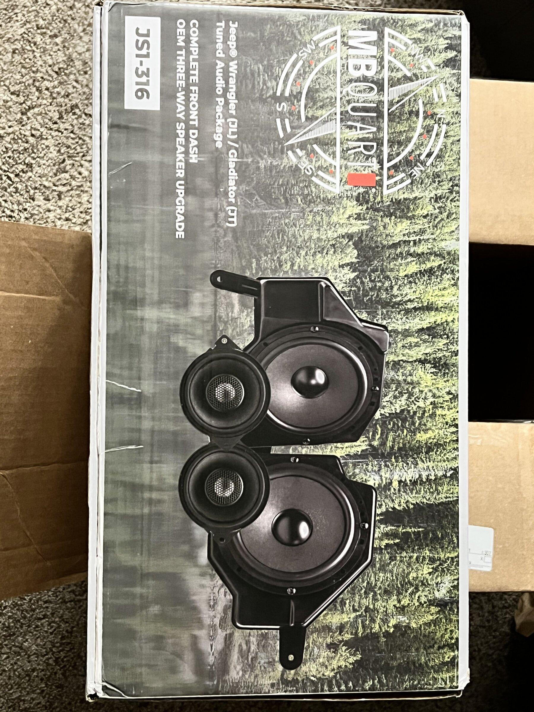Jeep Gladiator MB Quart JS1-316 6-1/2" 3-way speaker system —  Jeep Wrangler (JL) and Gladiator JT 13AD2B5F-77DF-4BCD-911A-2BB03952D56E