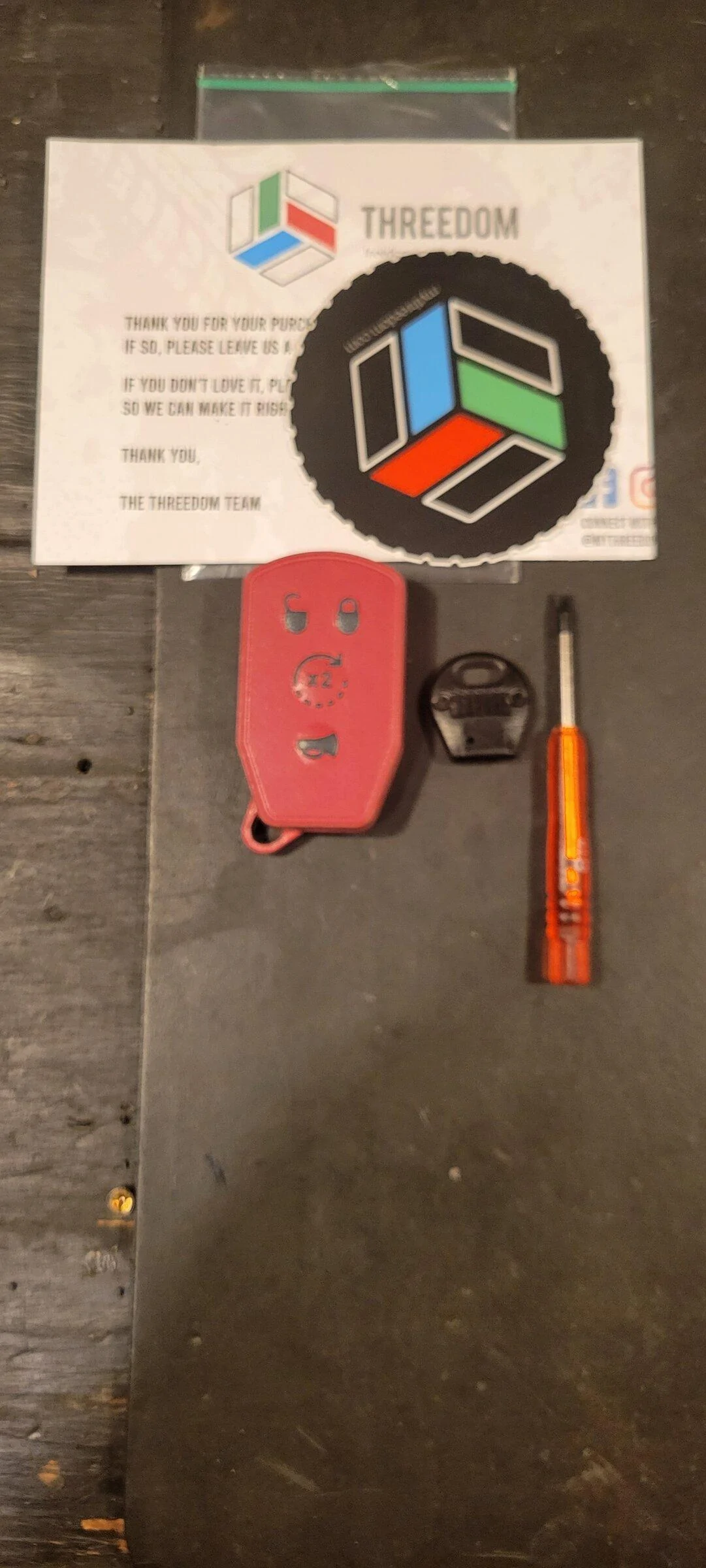 Jeep Gladiator Threedom Fob for sale 25.00 shipped. 20220425_154420