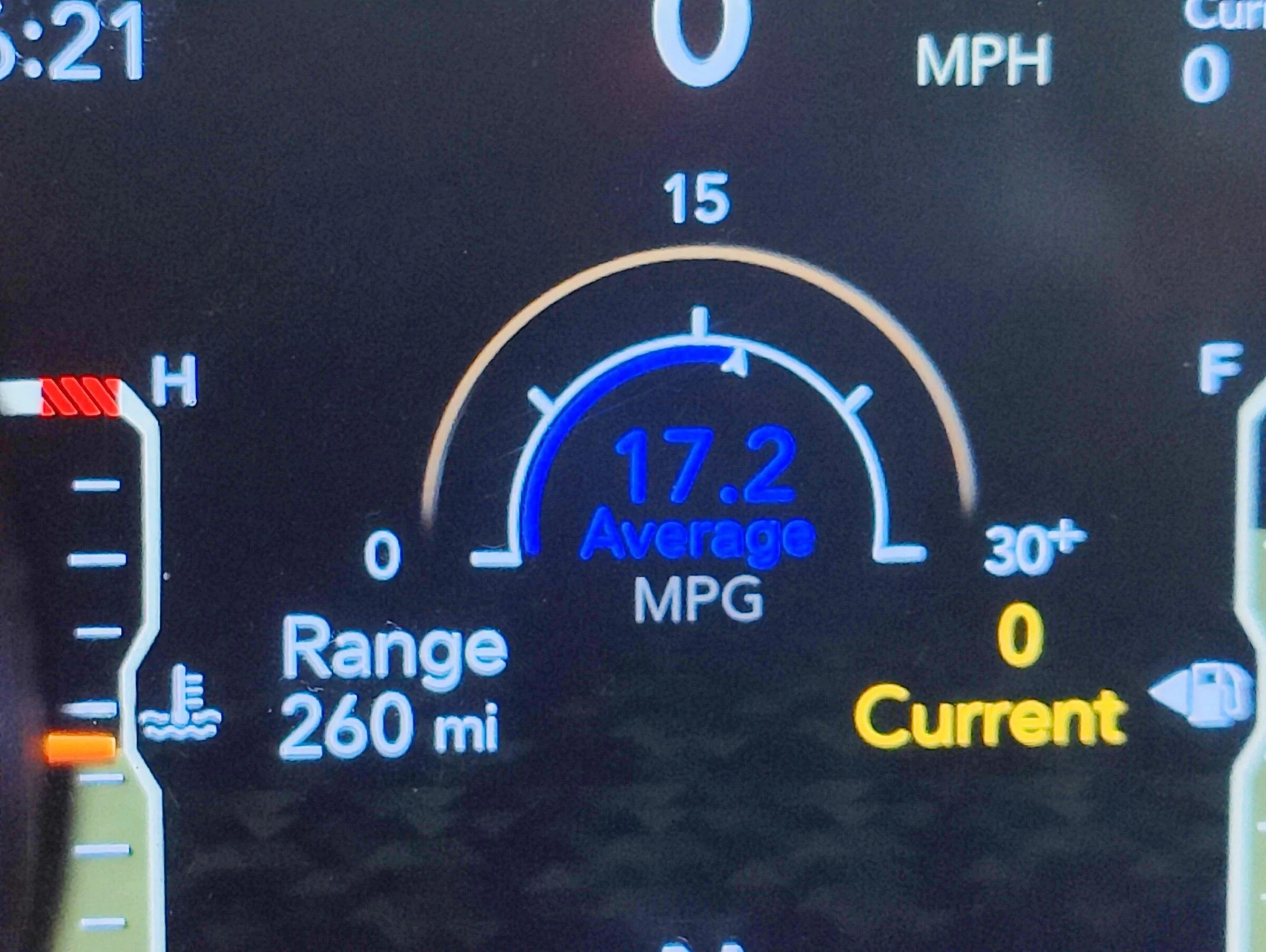 Jeep Gladiator Driver information center menus are inconsistent IMG20220425182128