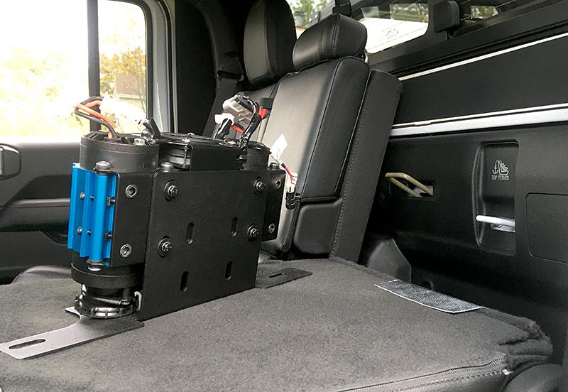 Jeep Gladiator On board compressor or Portable? behind-seat-new5