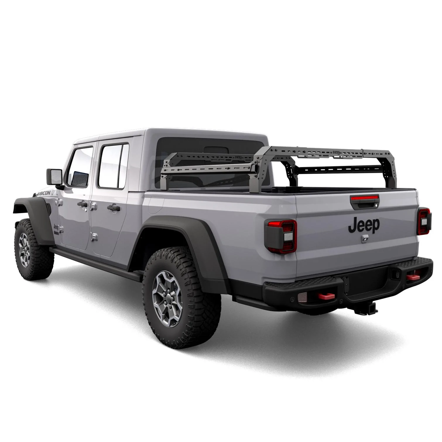 Jeep Gladiator TUWA Pro is introducing their new Shiprock Mid Rack System in #JeepBeach2022! full body - BEDRACK copy (1)