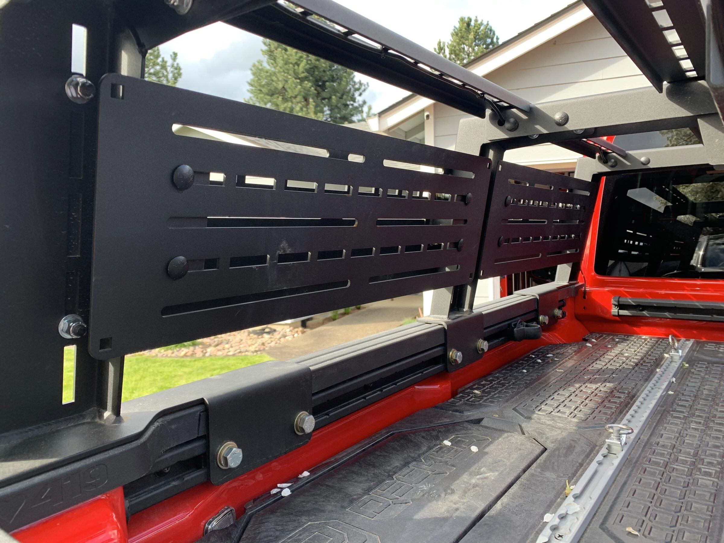 Jeep Gladiator Rebel Xplor Half Height bed rack IMG_9348