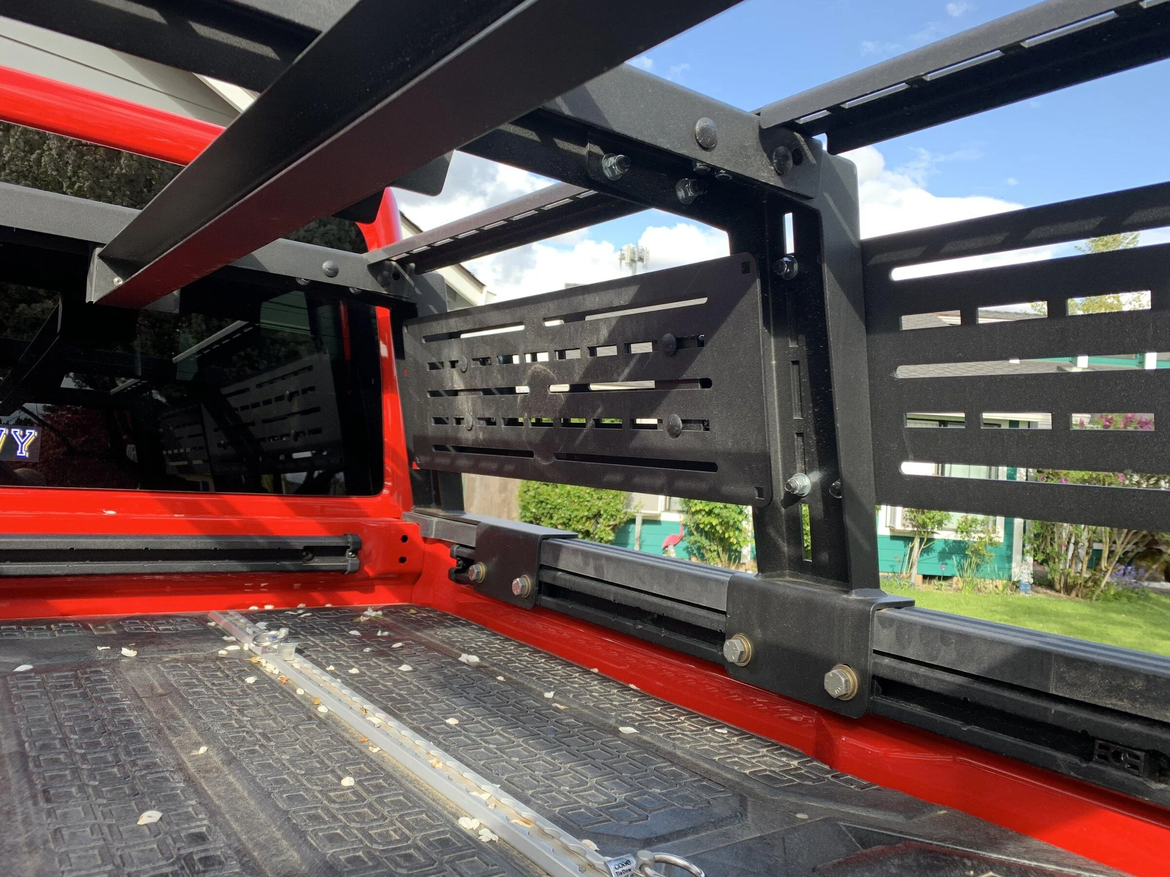 Jeep Gladiator Rebel Xplor Half Height bed rack IMG_9350