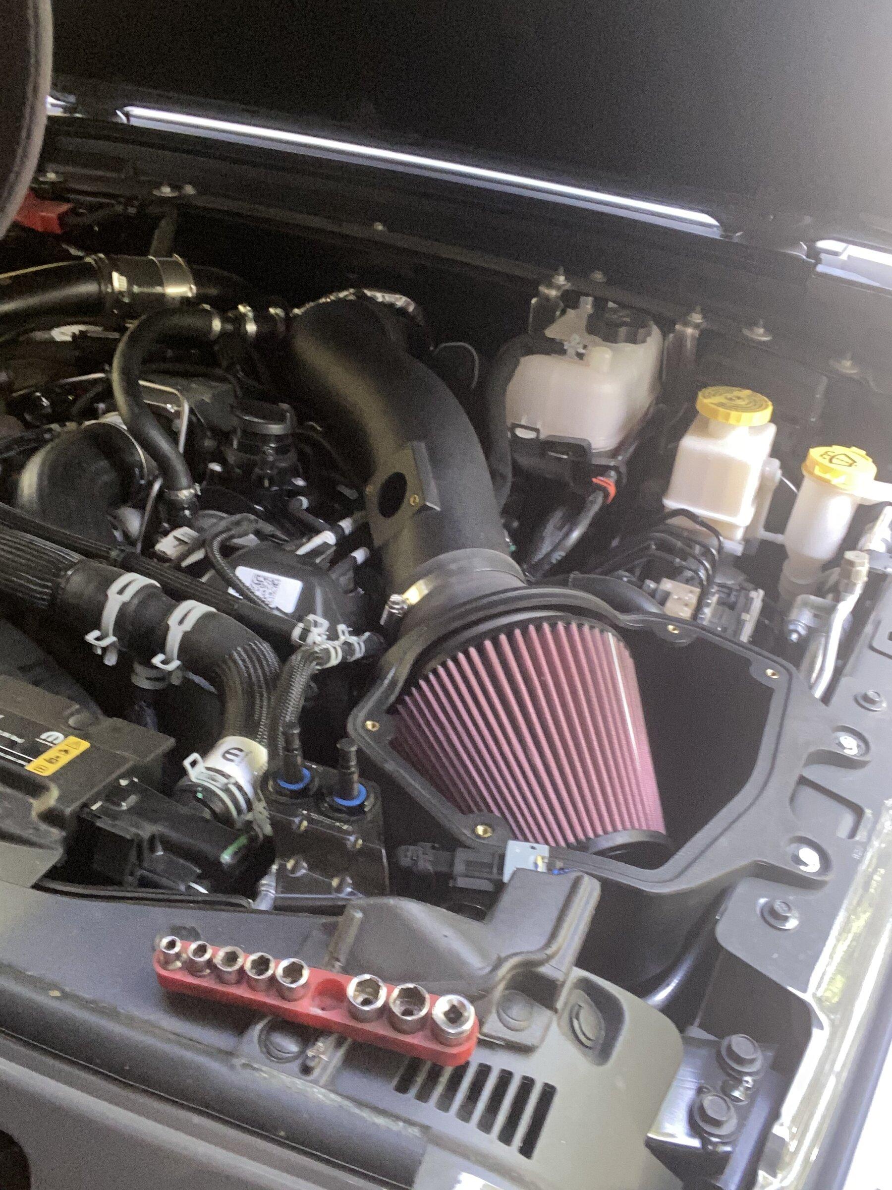 Jeep Gladiator K&N cold air intake E930529C-0ABE-4673-9D5A-419BC4A6C0D5
