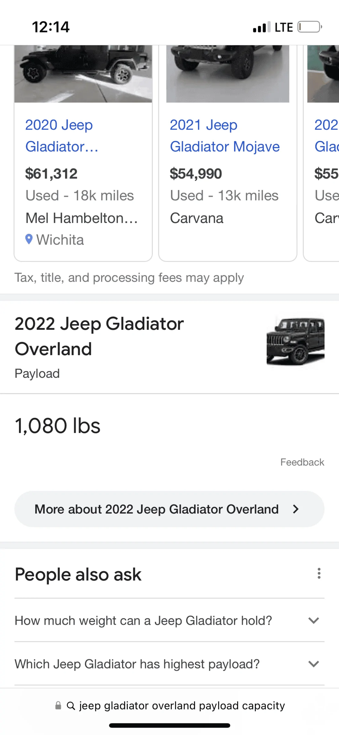 Jeep Gladiator Weight FYI 84E923A9-7FCD-4EC4-8B99-EAD443836D0B