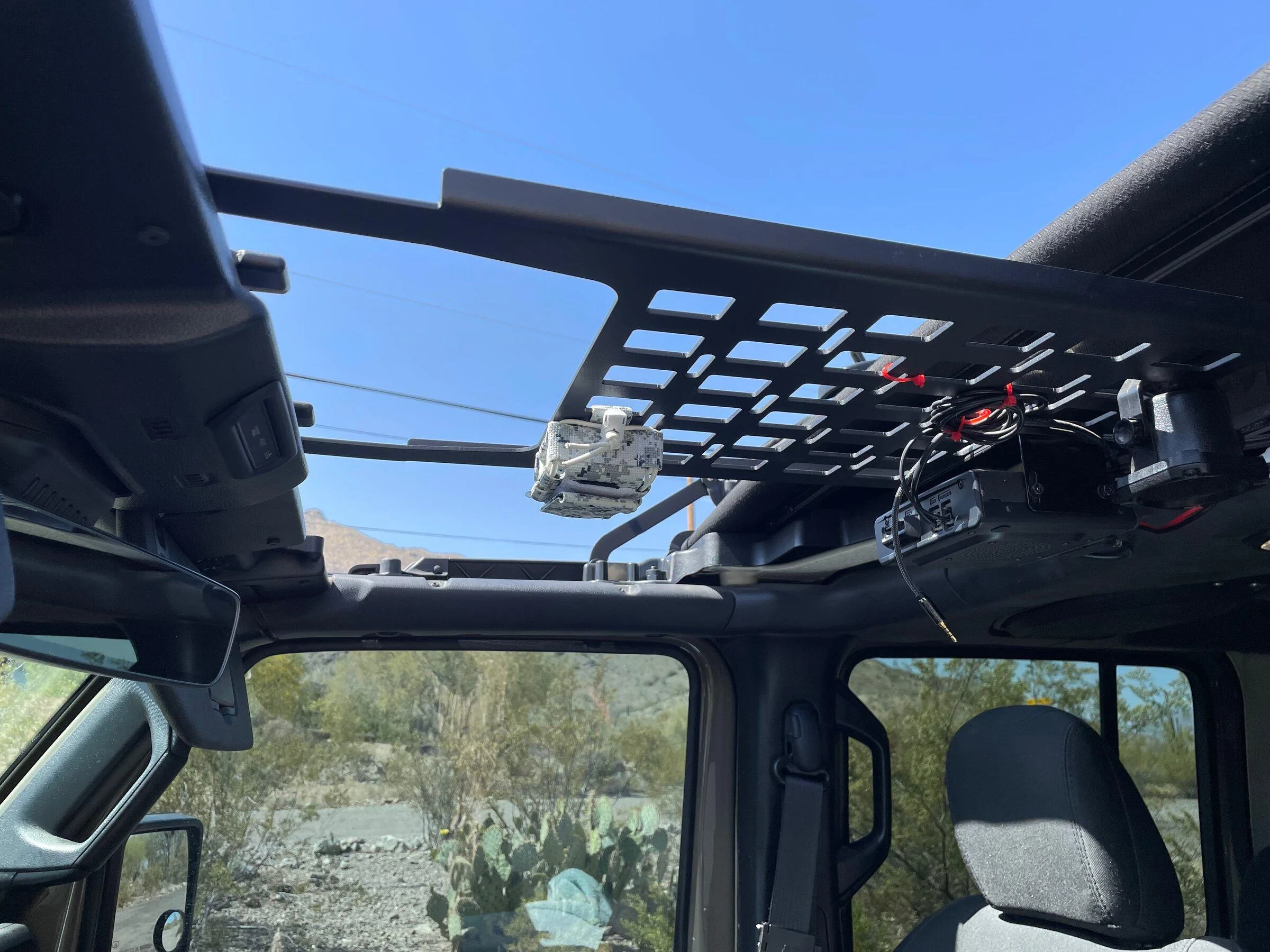 Jeep Gladiator American Adventure Lab Overhead Molle with Bestop Sunrider SR04