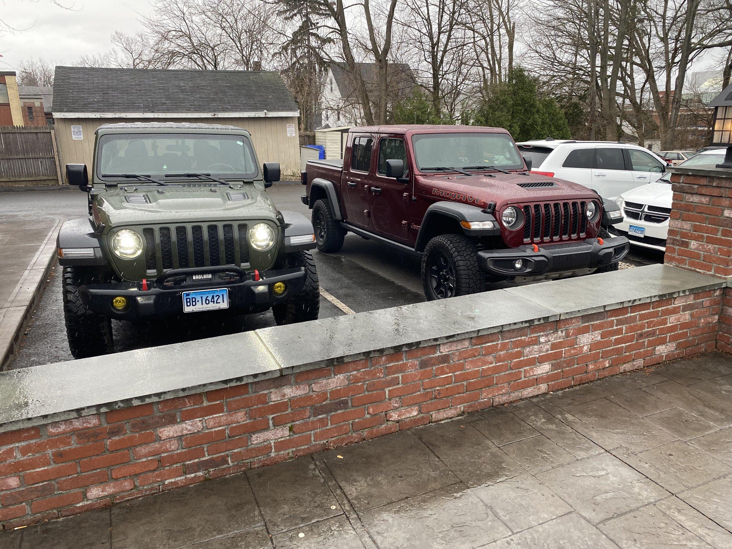 Jeep Gladiator Jeeps Parking Next To Jeeps IMG_3689