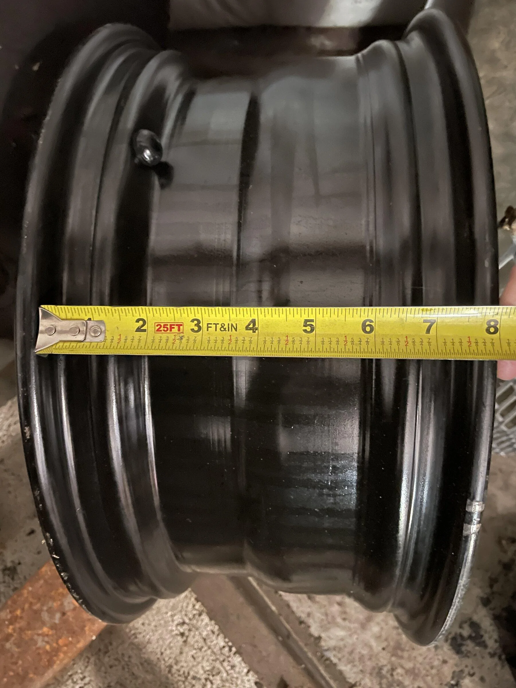 Jeep Gladiator Stock spare wheel size spare wheel