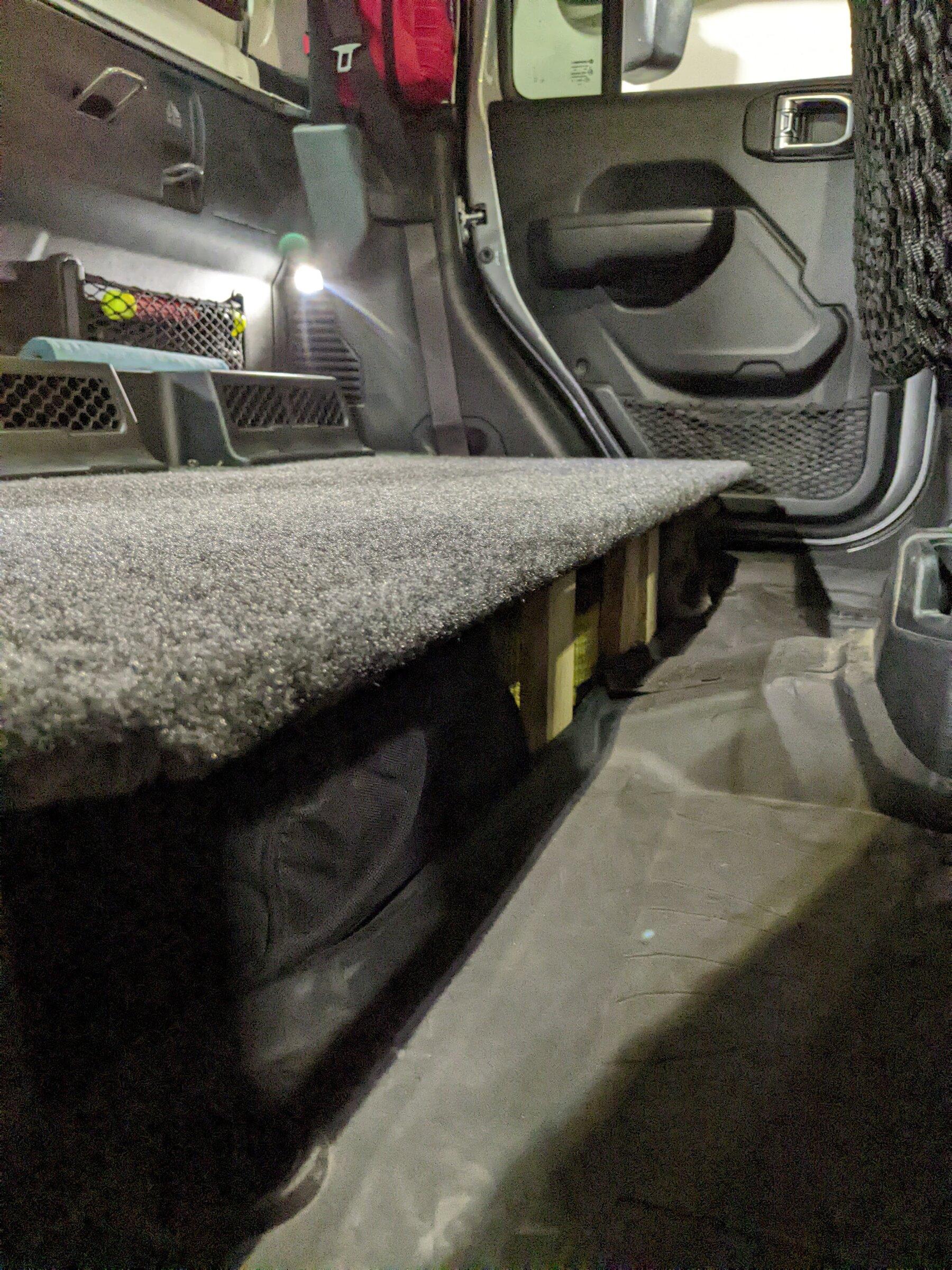 Jeep Gladiator Rear Seat Platform (After Rear Seat Removal - Rear Seat Delete) PXL_20220430_205517634.MP