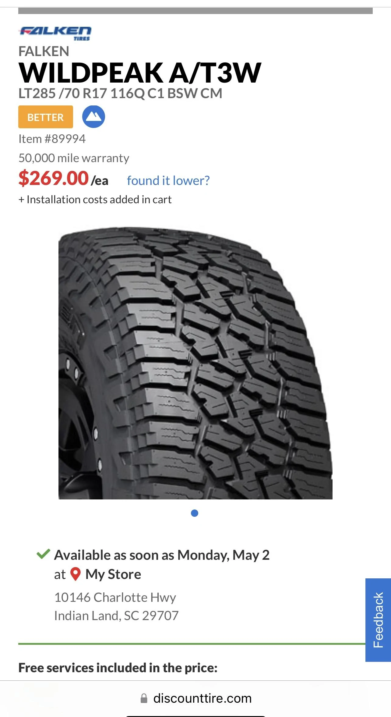 Jeep Gladiator Falken Wildpeak AT3 285/70/17 Mojave take offs (Charlotte, NC set of 5) D7FC7017-9E9F-49D2-B2C2-D818B453D489