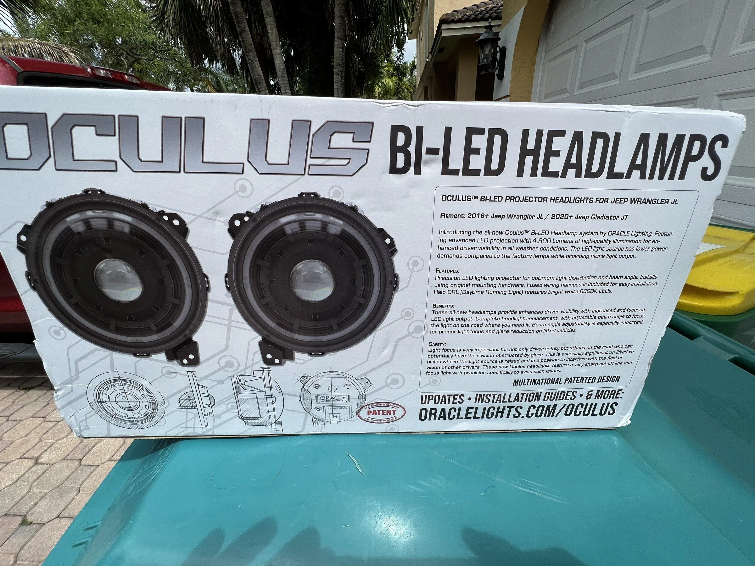 Jeep Gladiator Jeep Wrangler/Gladiator ORACLE Oculus Bi-LED Matte Black Projector Headlights ($450 Shipped) Used IMG_2562