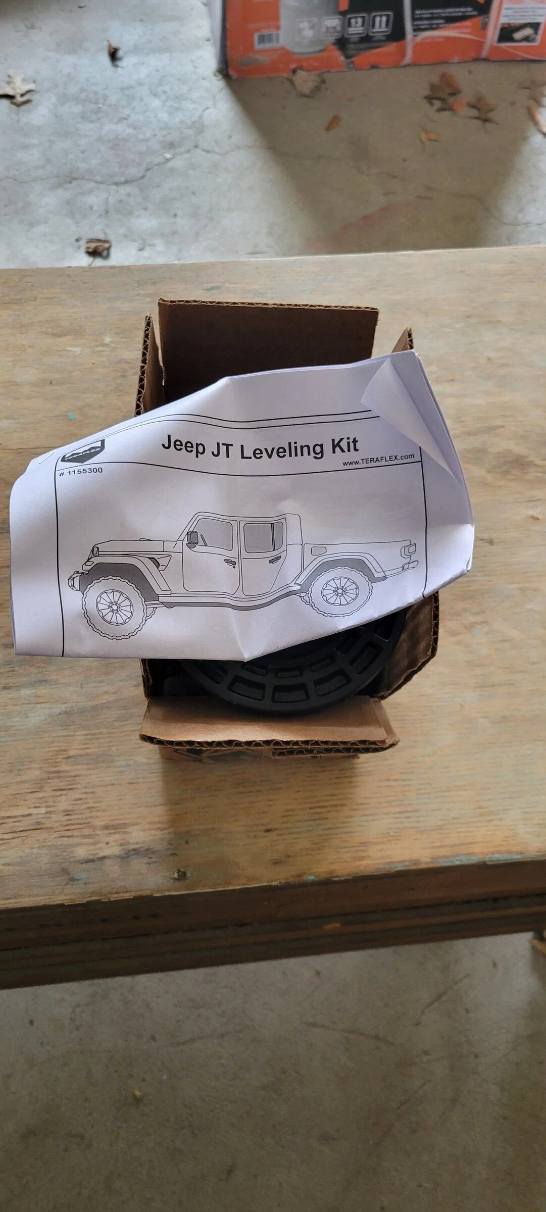 Jeep Gladiator leveling kit and rear 3/4 inch spacer 20220428_161047