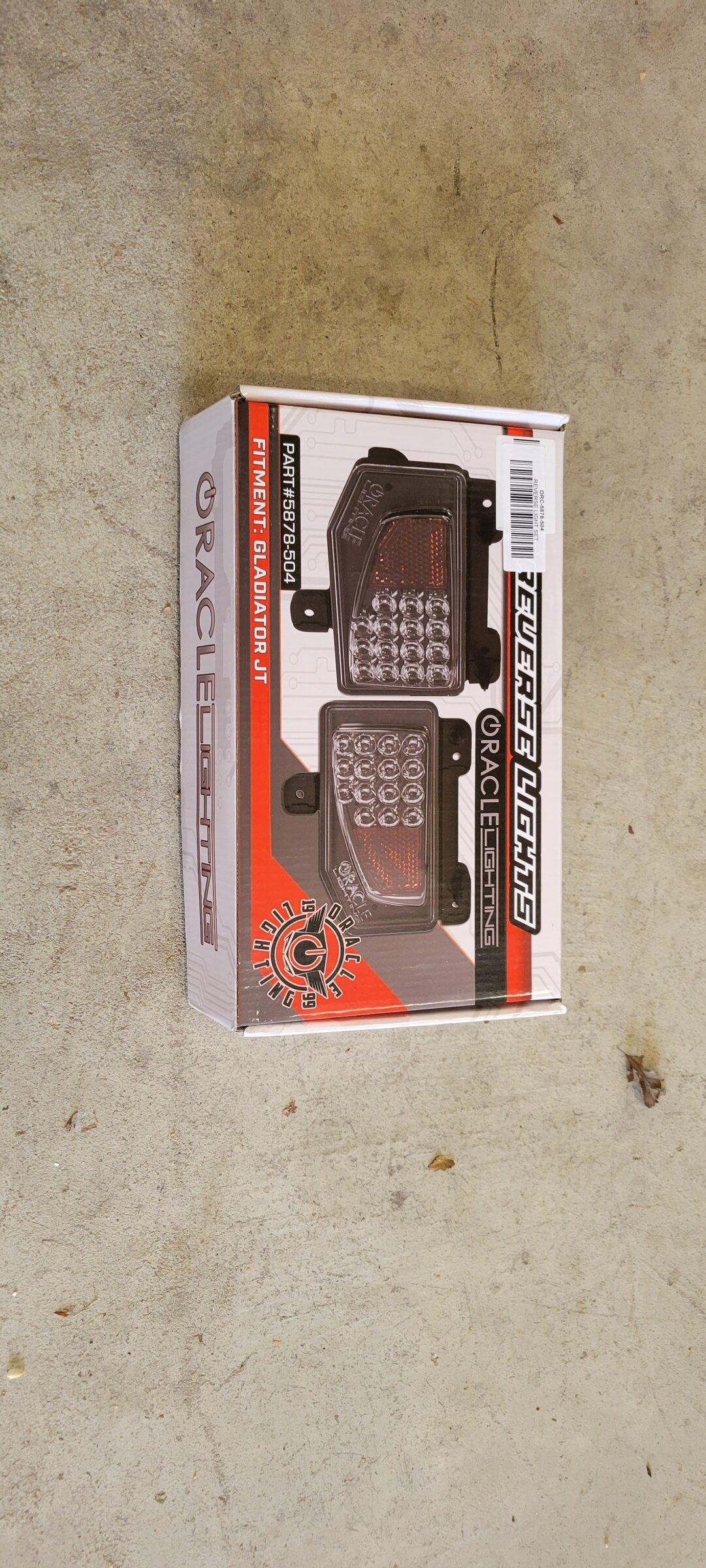 Jeep Gladiator Oracle Bumper led back up lights 20220426_174008