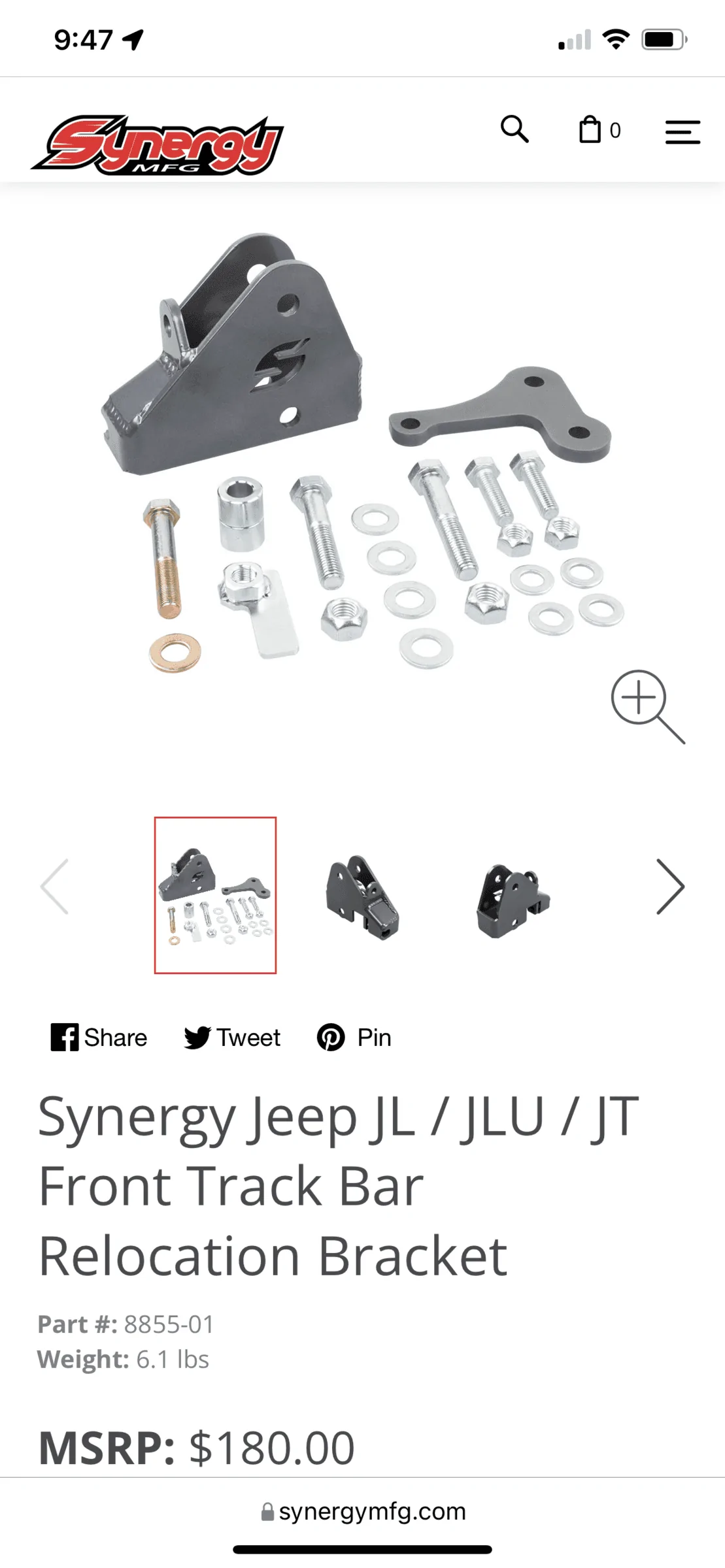 Jeep Gladiator Fox Steering Stabilizer Clearance Issue 7E3572A8-8326-4526-AEAC-96E74E9684BD