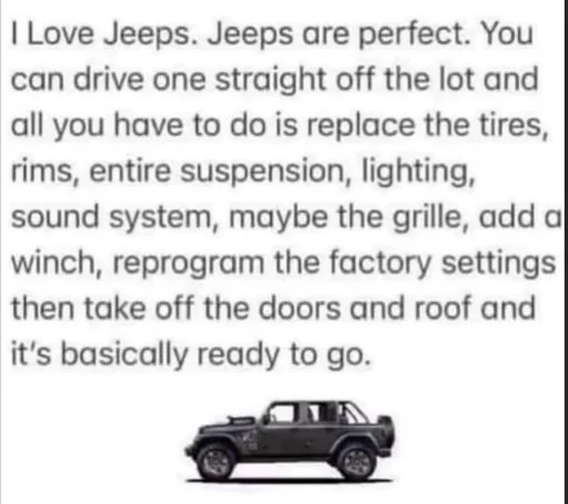 Jeep Gladiator True Jeep Ownership Statements- Funniest You Got or Seen, Go! J