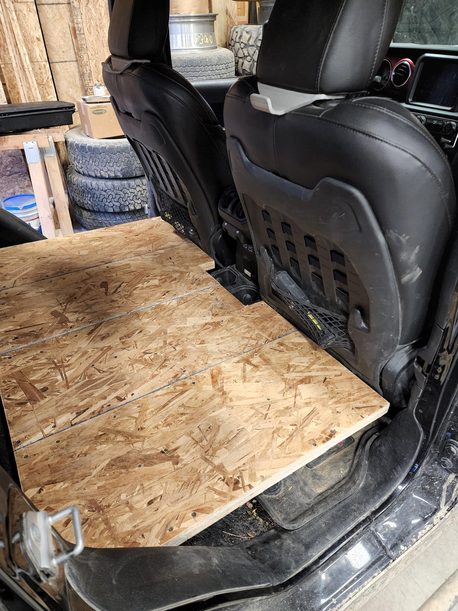 Jeep Gladiator DIY back seat delete 20220310_182329